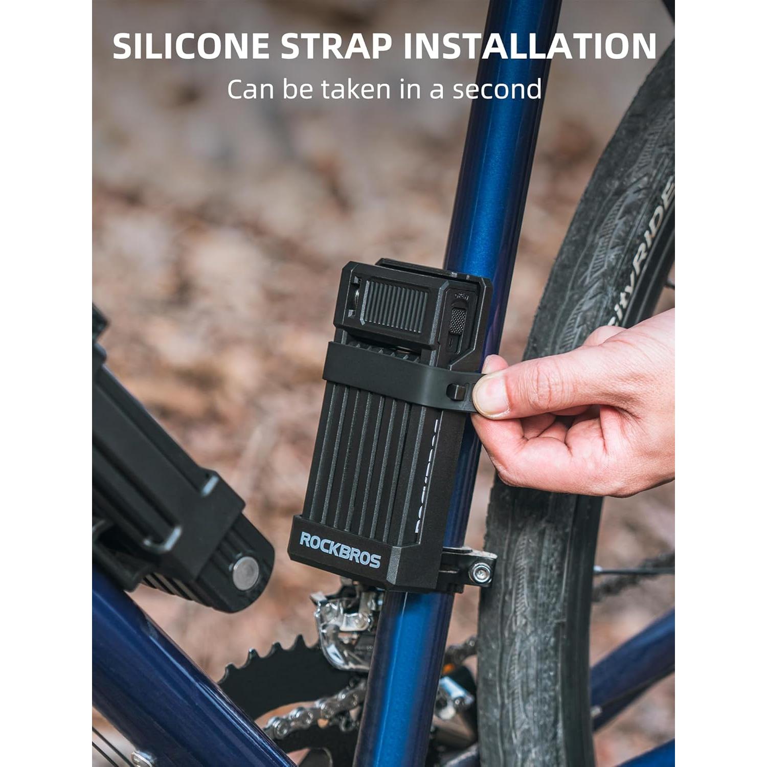 Candado Plegable Antirrobo ROCKBROS 0.7cm Alta Resistencia