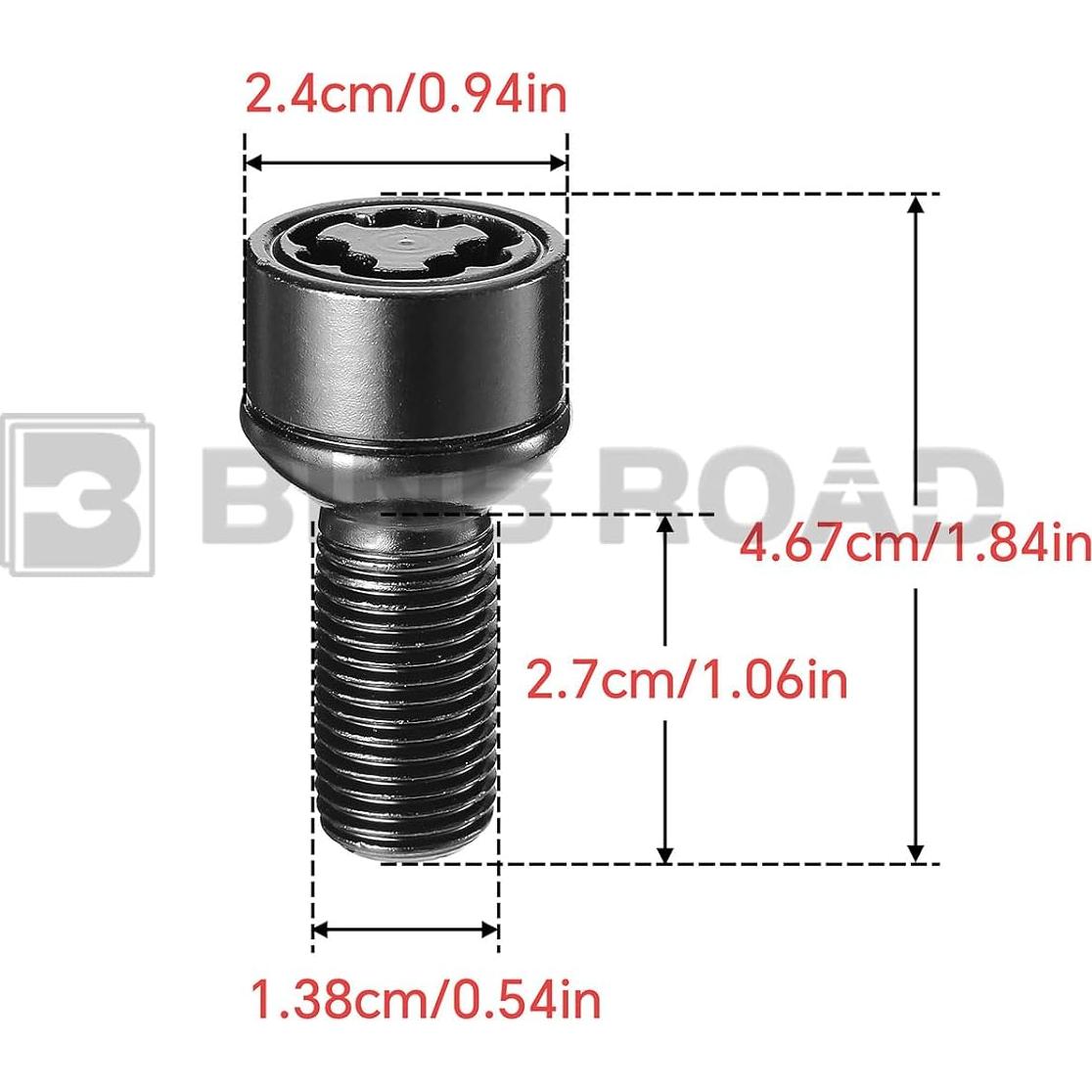Cerradura de Tuerca de Rueda BINB ROAD para Mercedes-Benz