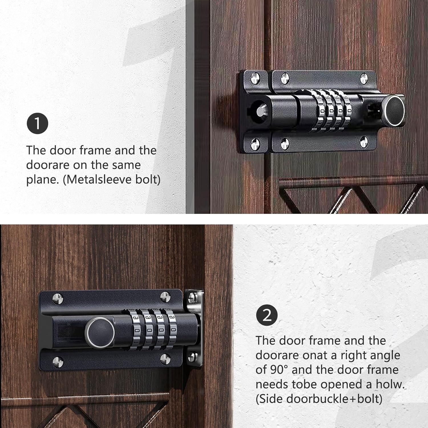 Cerrojo de Combinación Kitmose IVUS000763 Resistente al Óxido