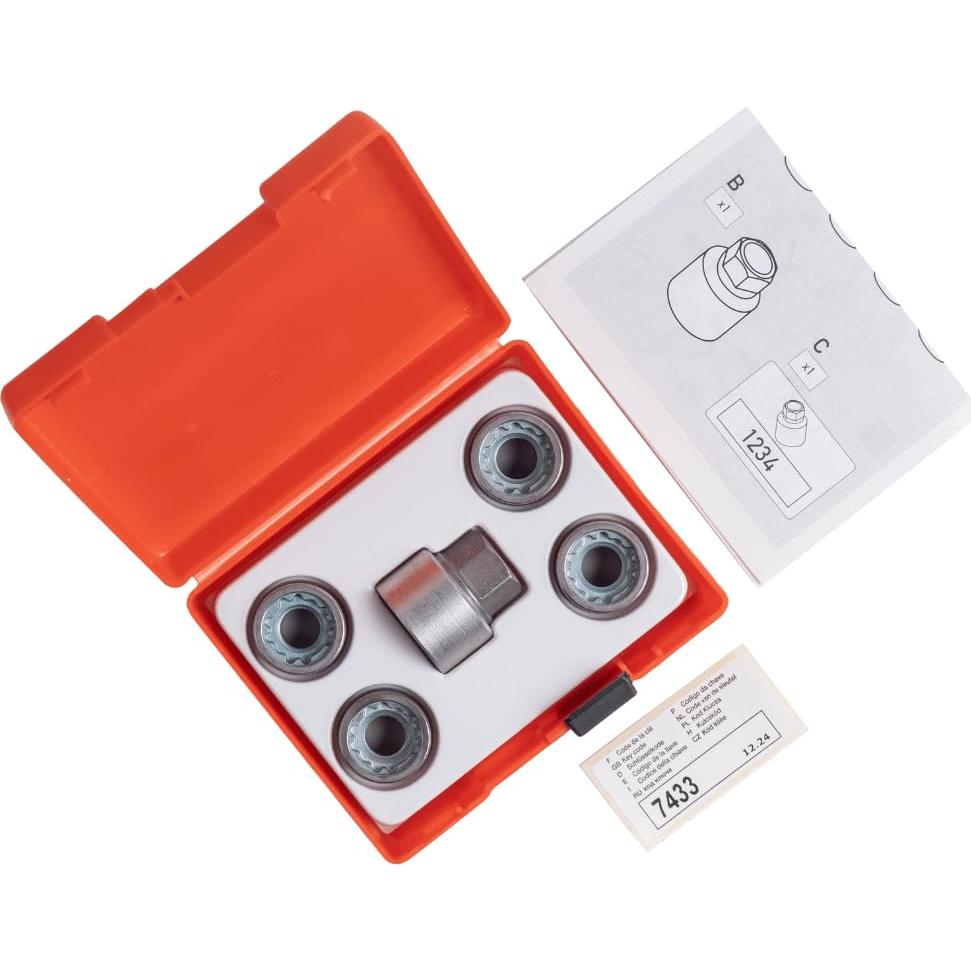 Kit de Tuercas de Rueda Galvanizado Farad DS51/E para Tesla Model Y