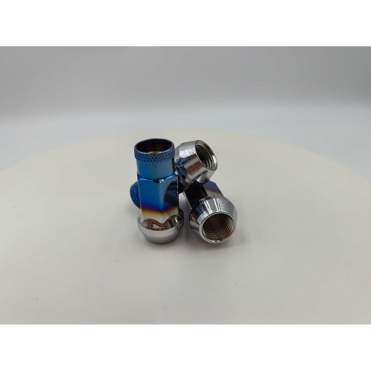 20 Tuercas de Rueda NETFLBT Acero Forjado 14mm x 1.5 Azul