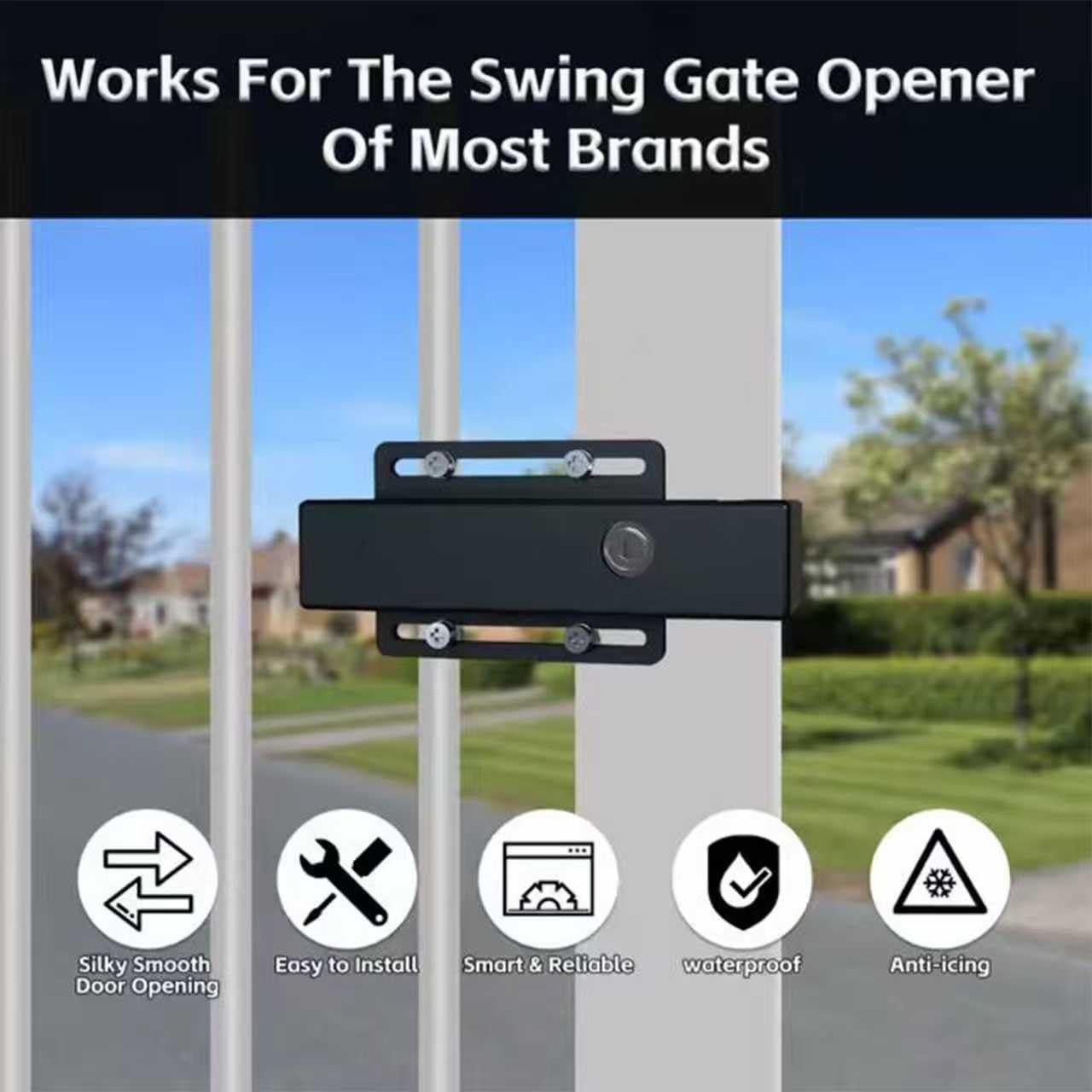 Cerradura Automática Eléctrica X-XHOUSE para Puertas de Swing