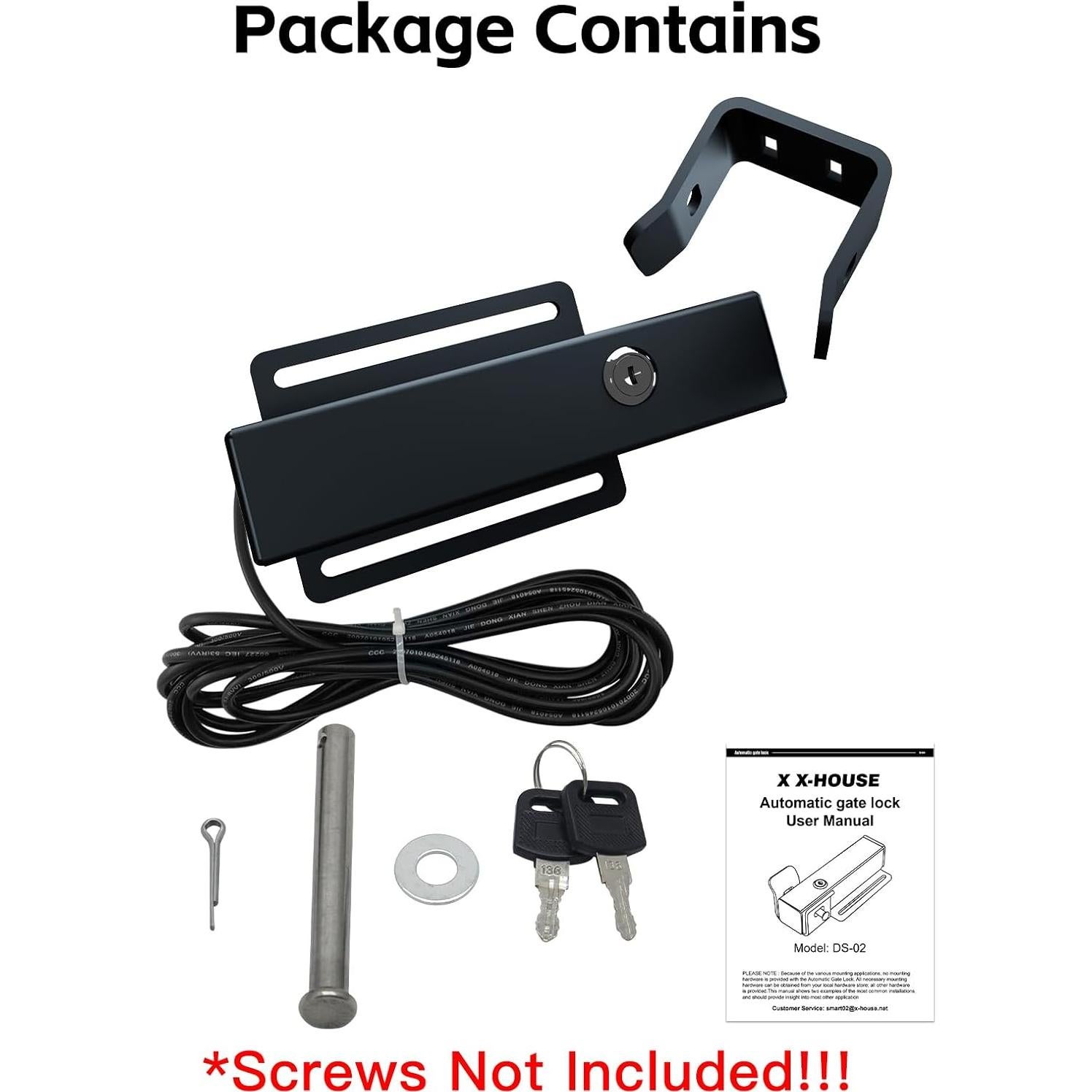 Cerradura Automática Eléctrica X-XHOUSE para Puertas de Swing