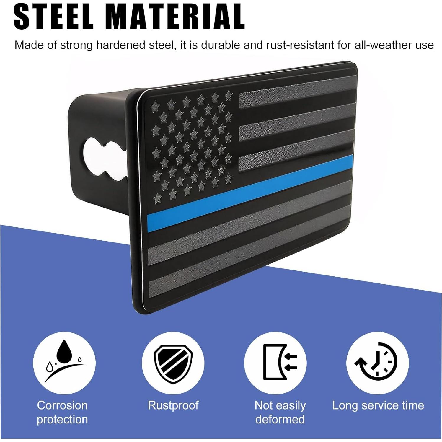 Cubierta de enganche de remolque Ohleats 2" Acero al carbono