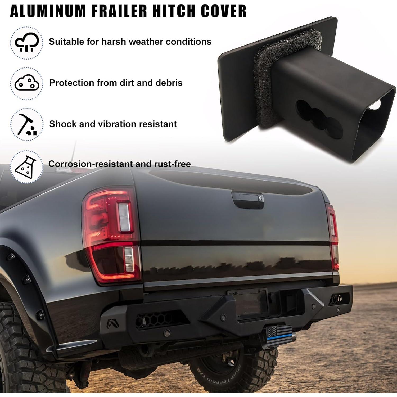 Cubierta de enganche de remolque Ohleats 2" Acero al carbono