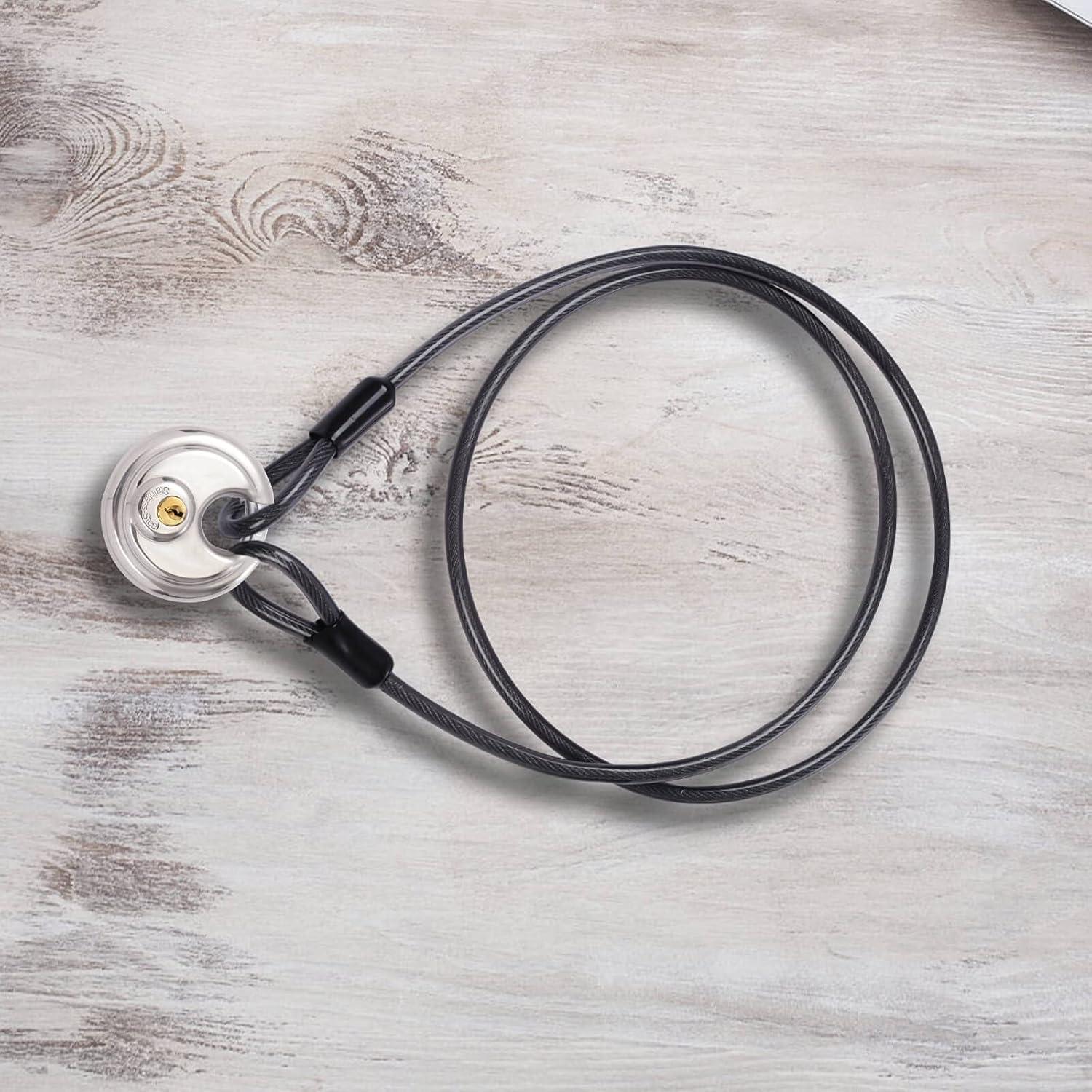 Cable de Acero de Seguridad DELSWIN 10 mm x 183 cm Alta Resistencia