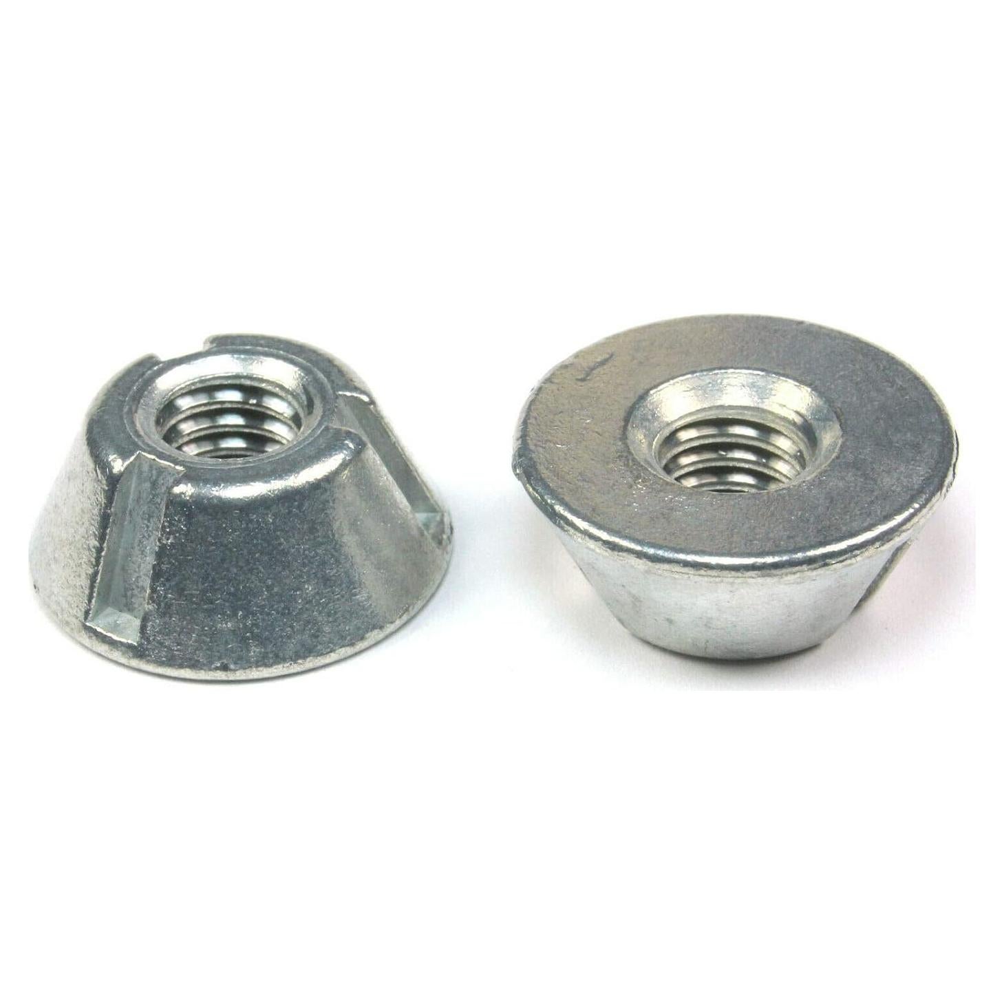 Tuercas de Seguridad Zamak5 5/16-18 Antirrobo 25 Piezas