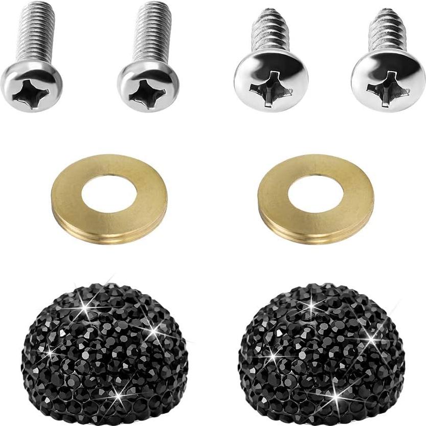 Kit de Tornillos Antirrobo para Placa de Matrícula SAVORI Bling 2PCS