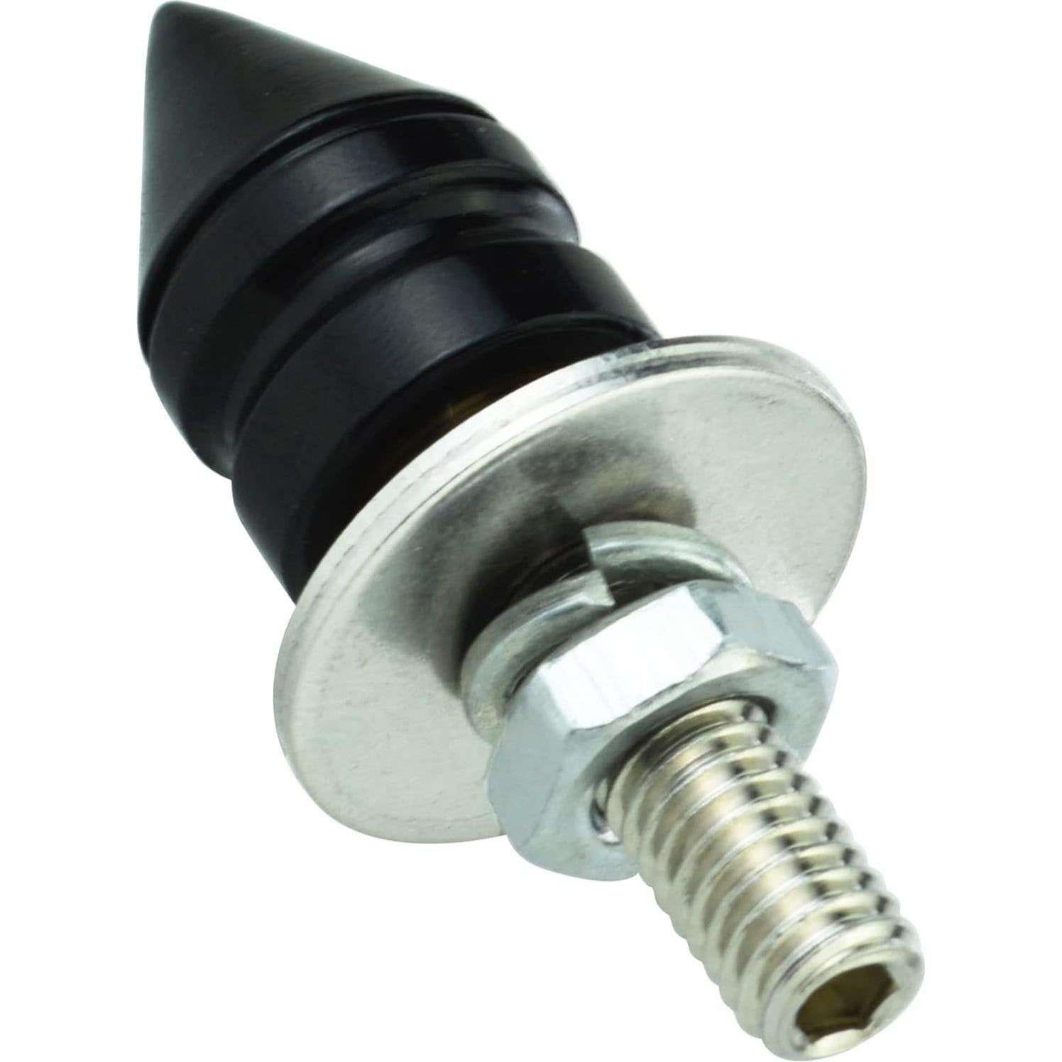 Tornillos Antirrobo para Placa de Matrícula Abfer 4 Pcs Negro