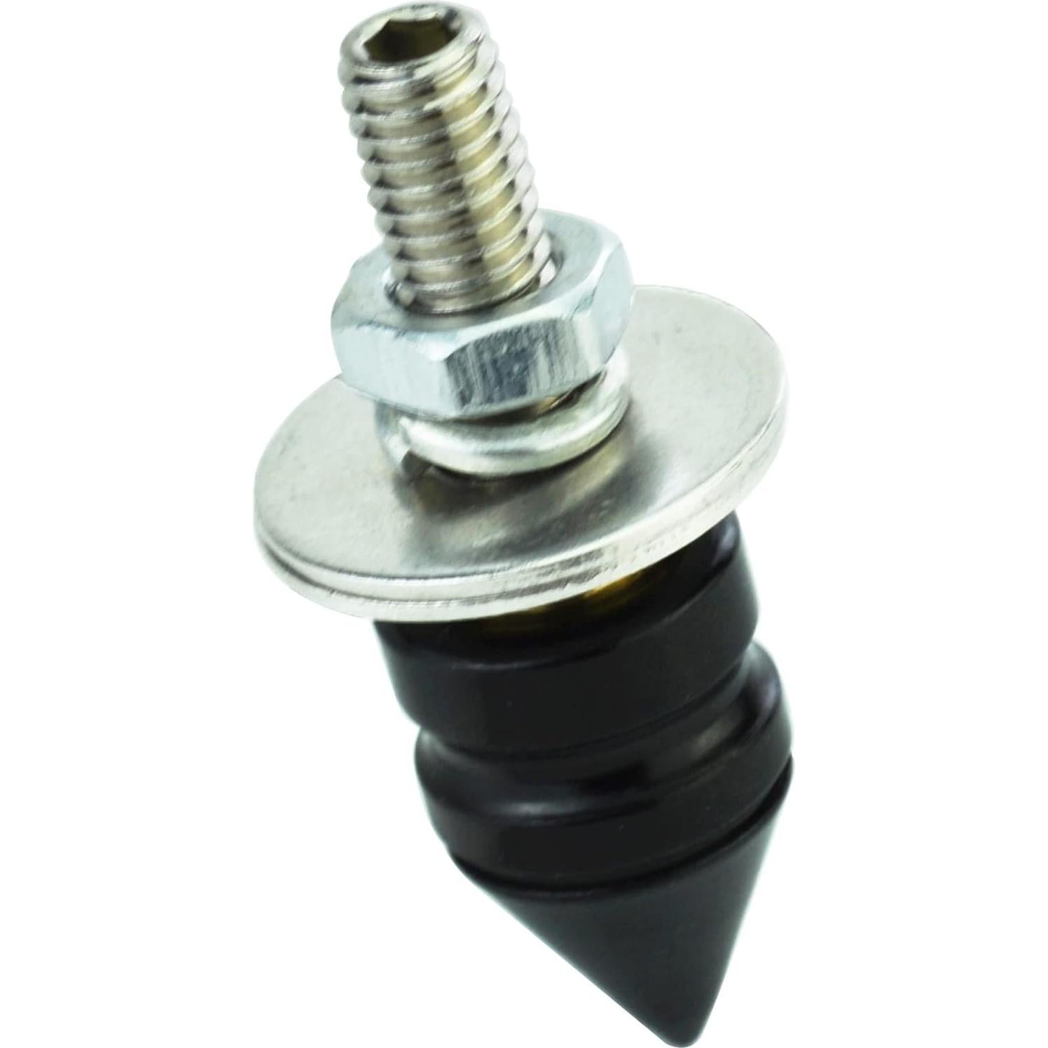 Tornillos Antirrobo para Placa de Matrícula Abfer 4 Pcs Negro