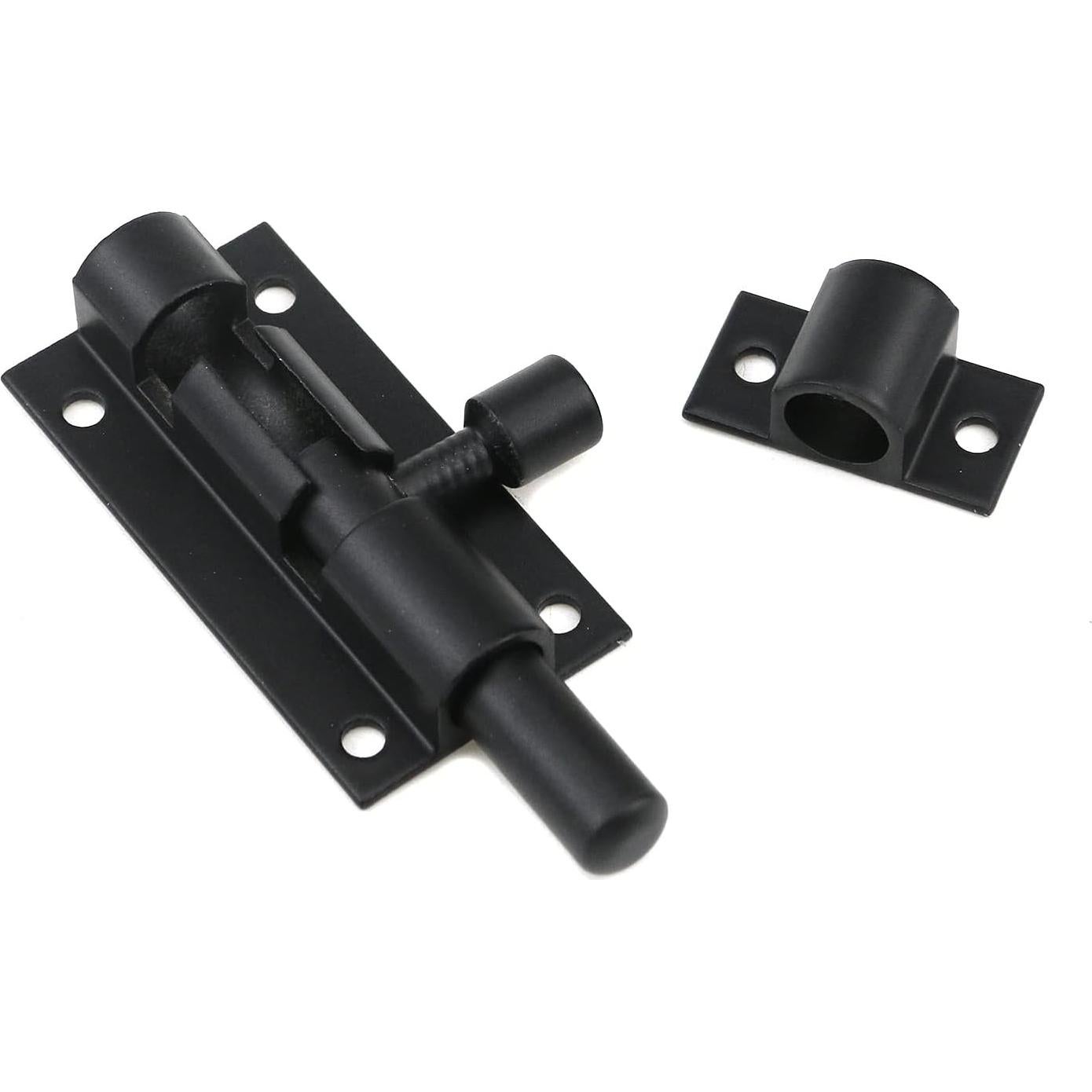 Pestillo Deslizante Bitray 2 Piezas Negro Mate 5.08 cm