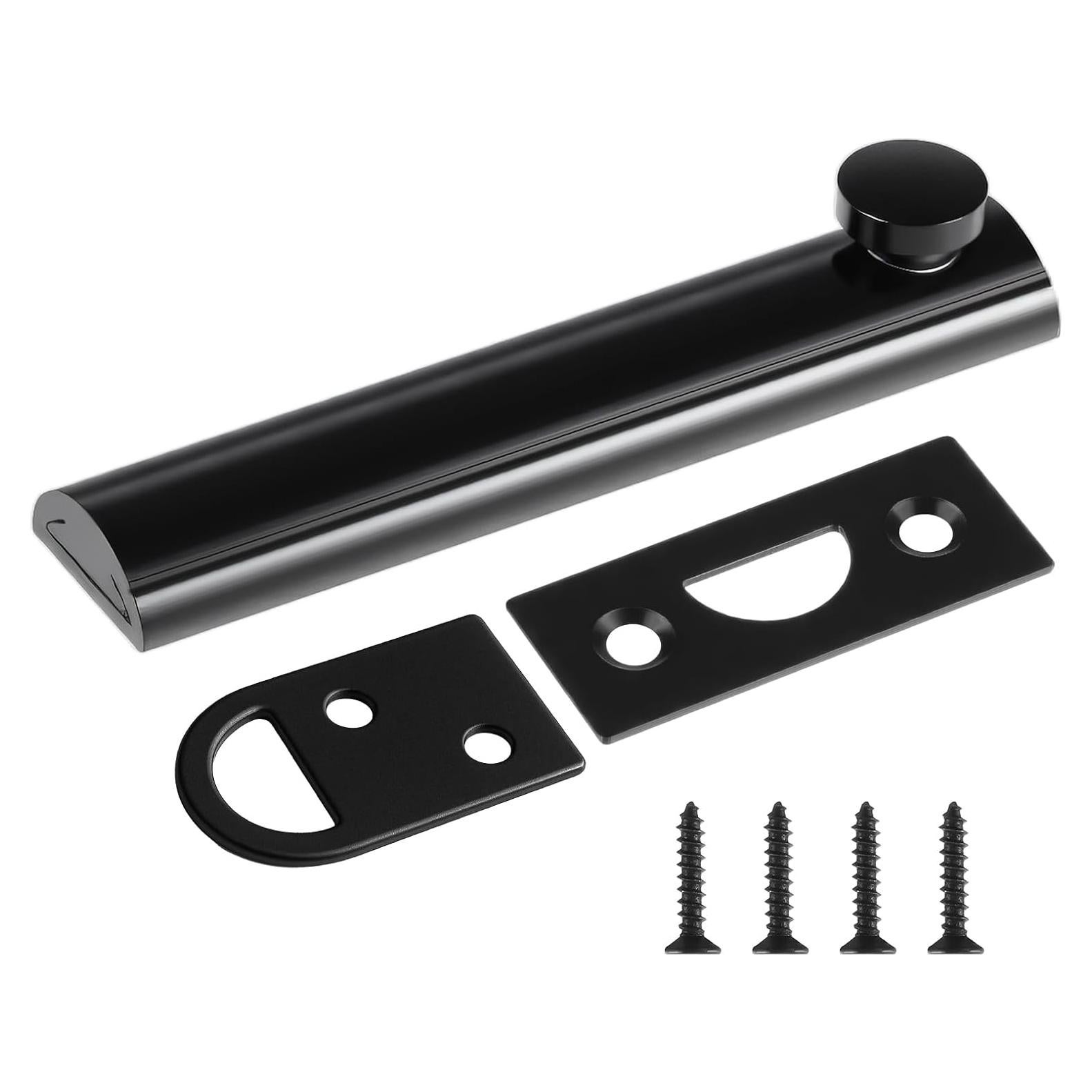 Cerrojo Deslizante Alrhso Negro 17.78x10.16cm para Puertas