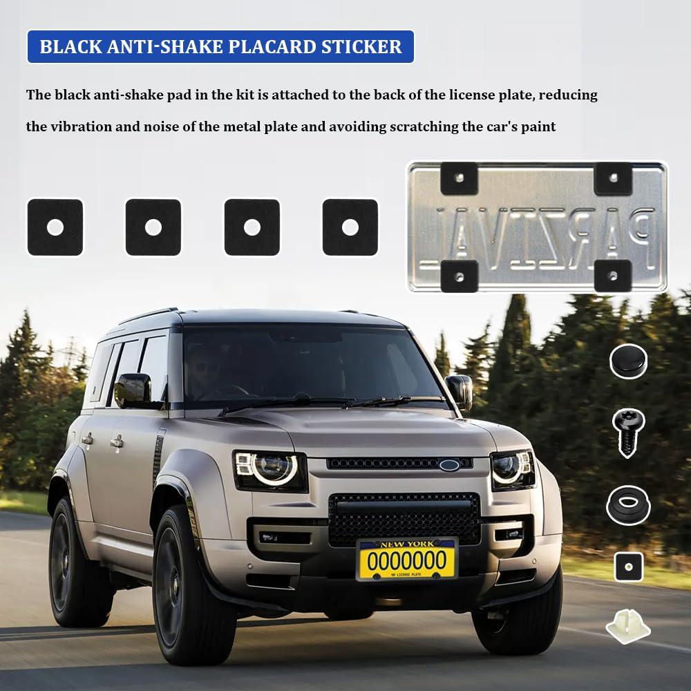 Tornillos Antirrobo para Placas de Matrícula RGOAANC - Kit Completo