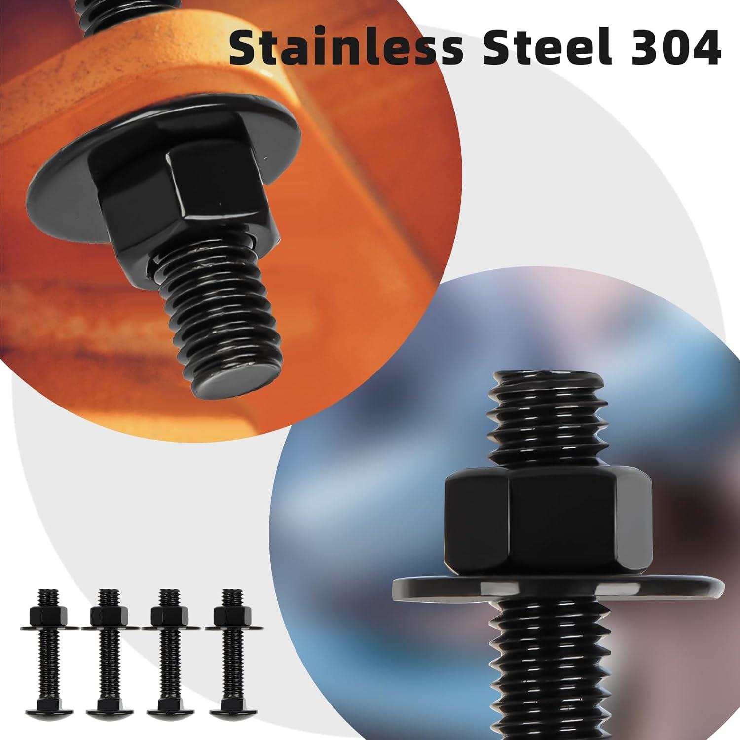 Kit de Pernos de Carro OUSCHR 3/8-16 x 15.24 cm Acero Inoxidable