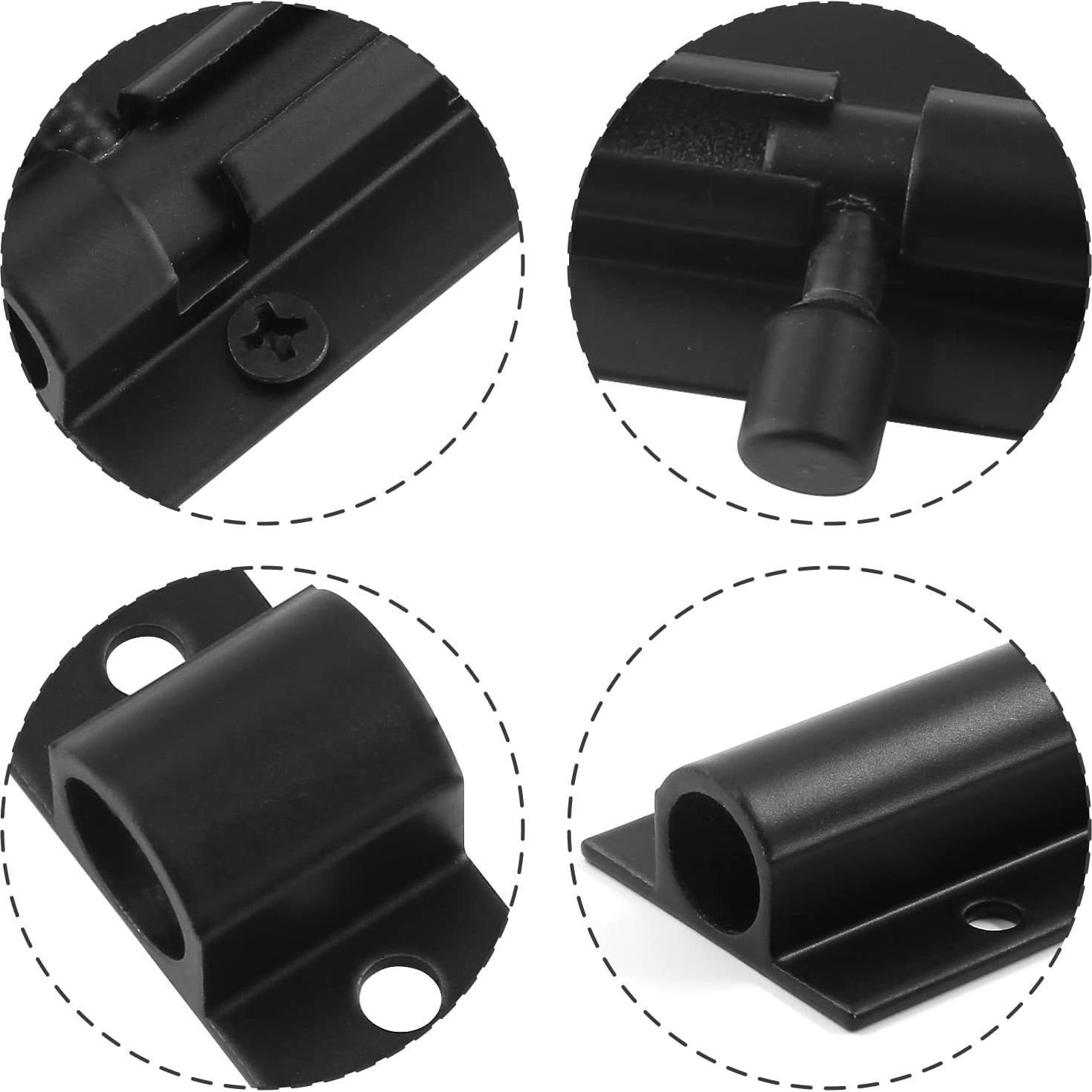 Cerrojo de Barril Bivethoi 3" Negro Alta Resistencia