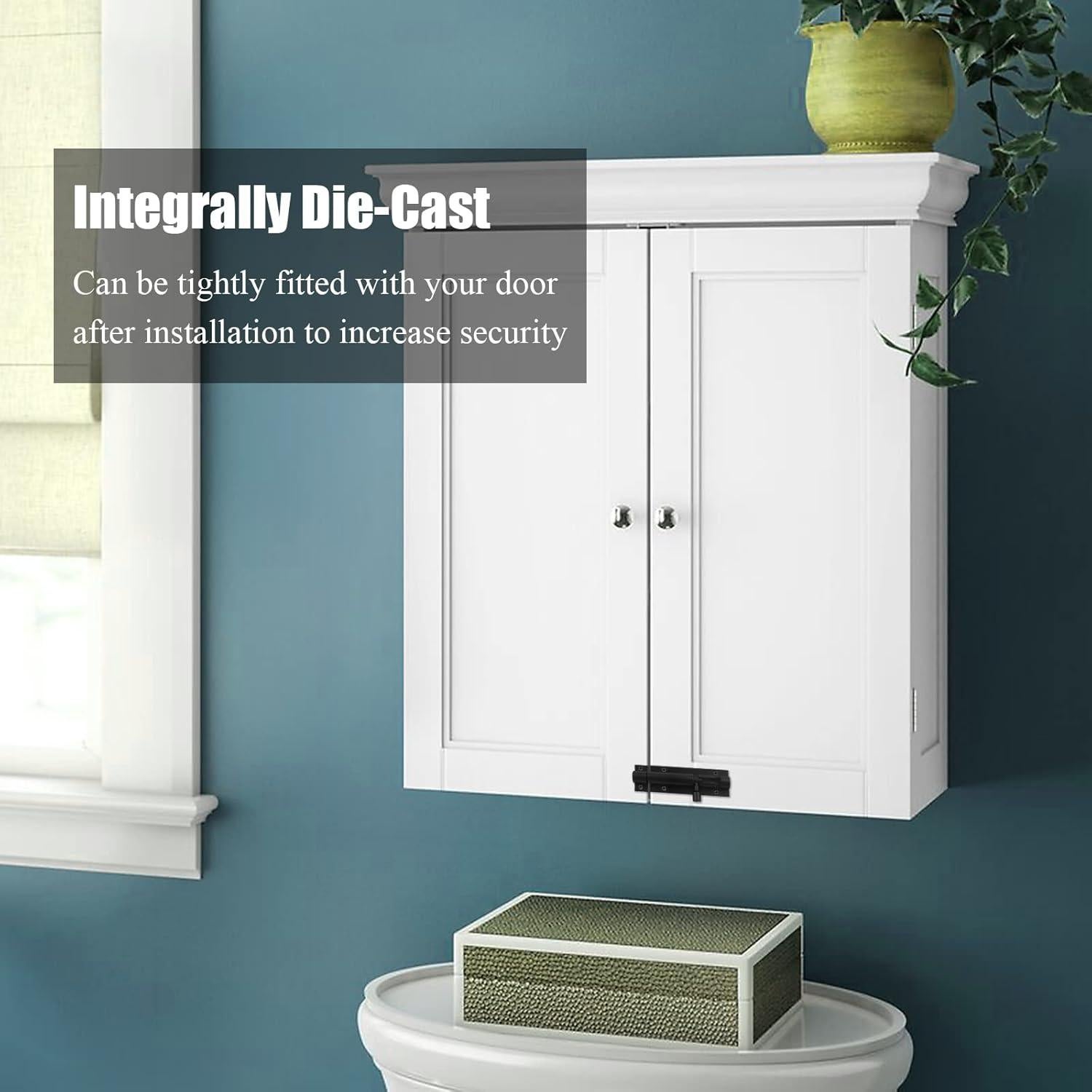 Cerrojo de Barril Bivethoi 3" Negro Alta Resistencia