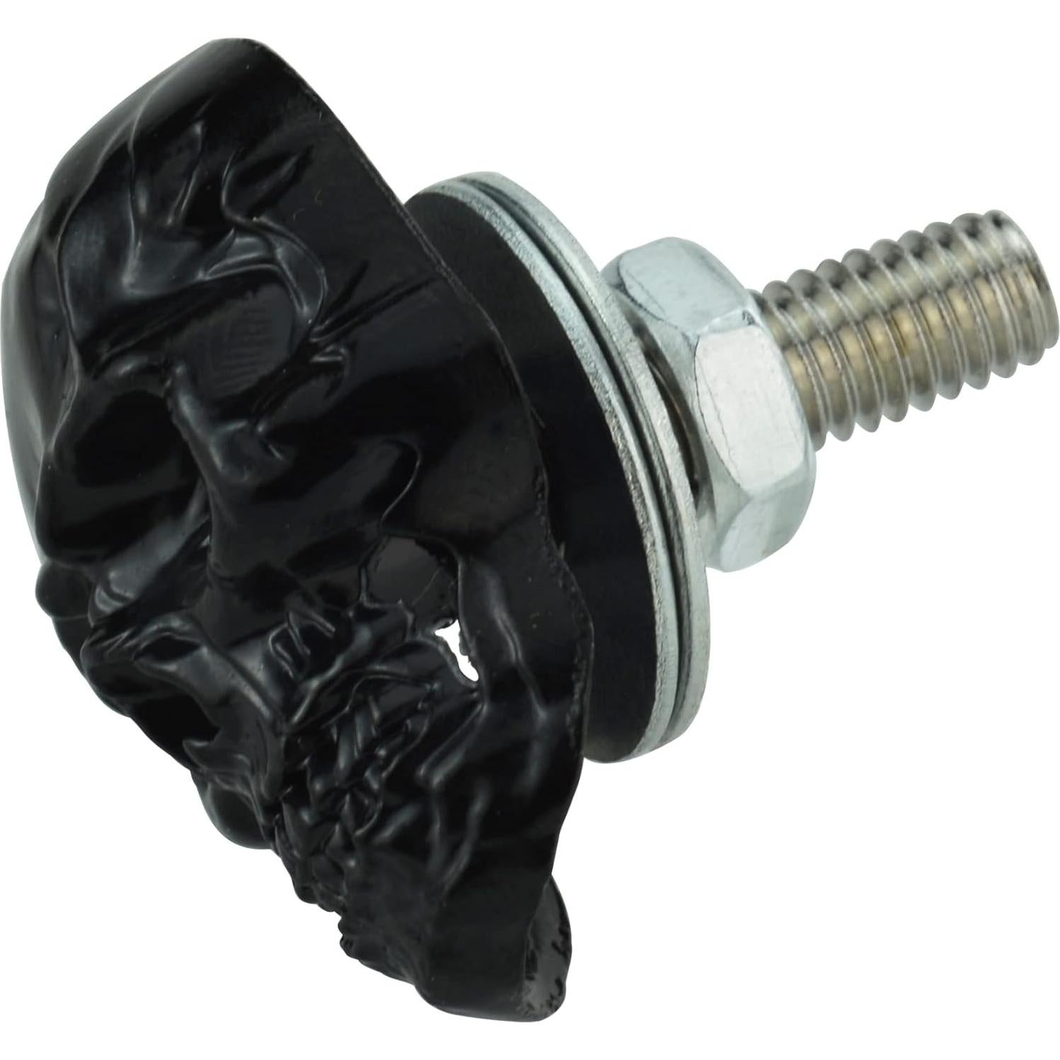 Tornillos de Placa de Licencia Abfer Skull Antirrobo 4 Pzas