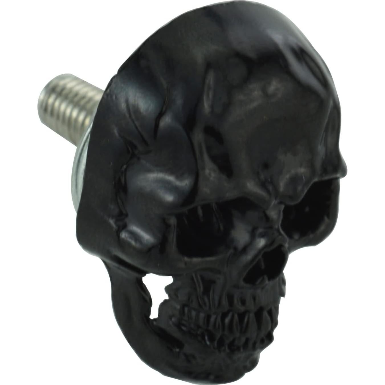 Tornillos de Placa de Licencia Abfer Skull Antirrobo 4 Pzas