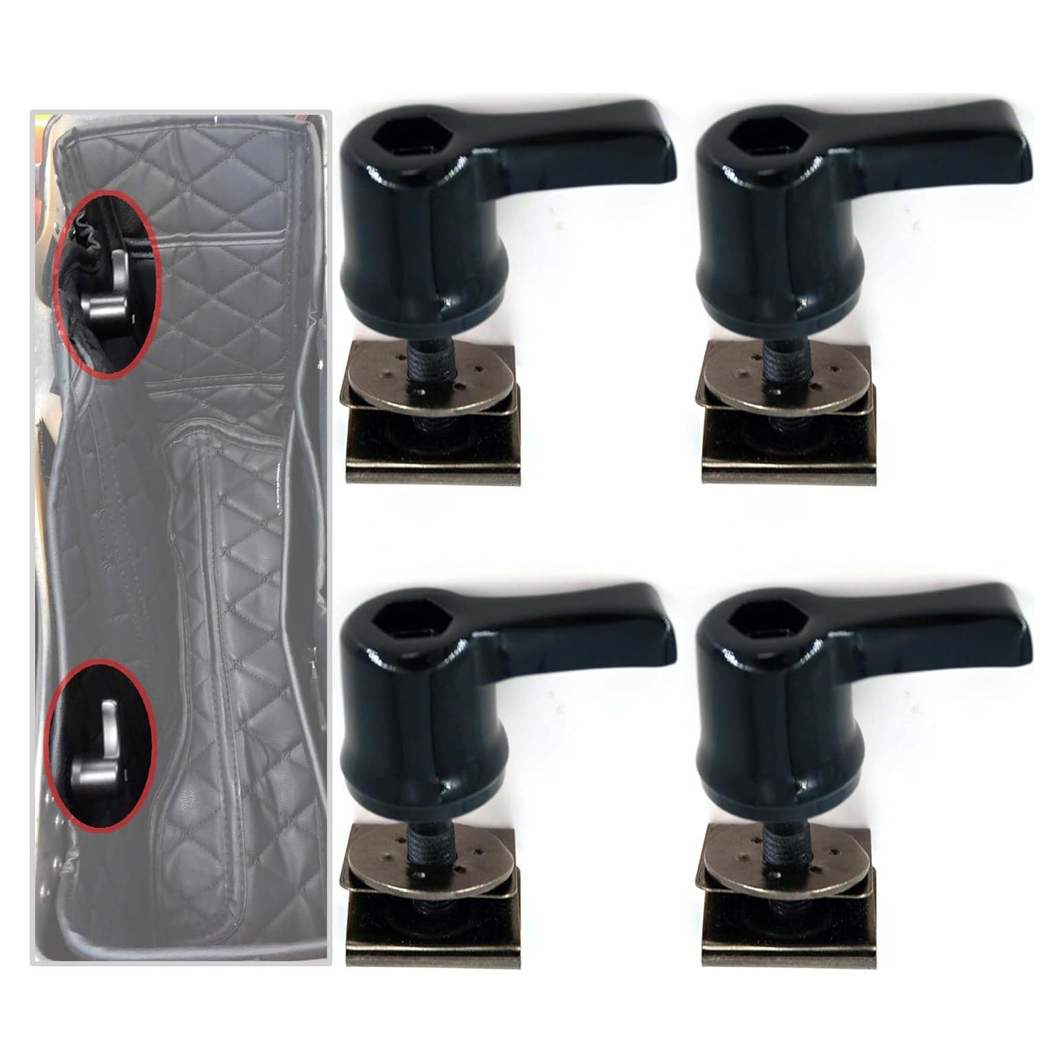 Juego de Tornillos Antirrobo para Bolsa de Silla Harley 1992-2024