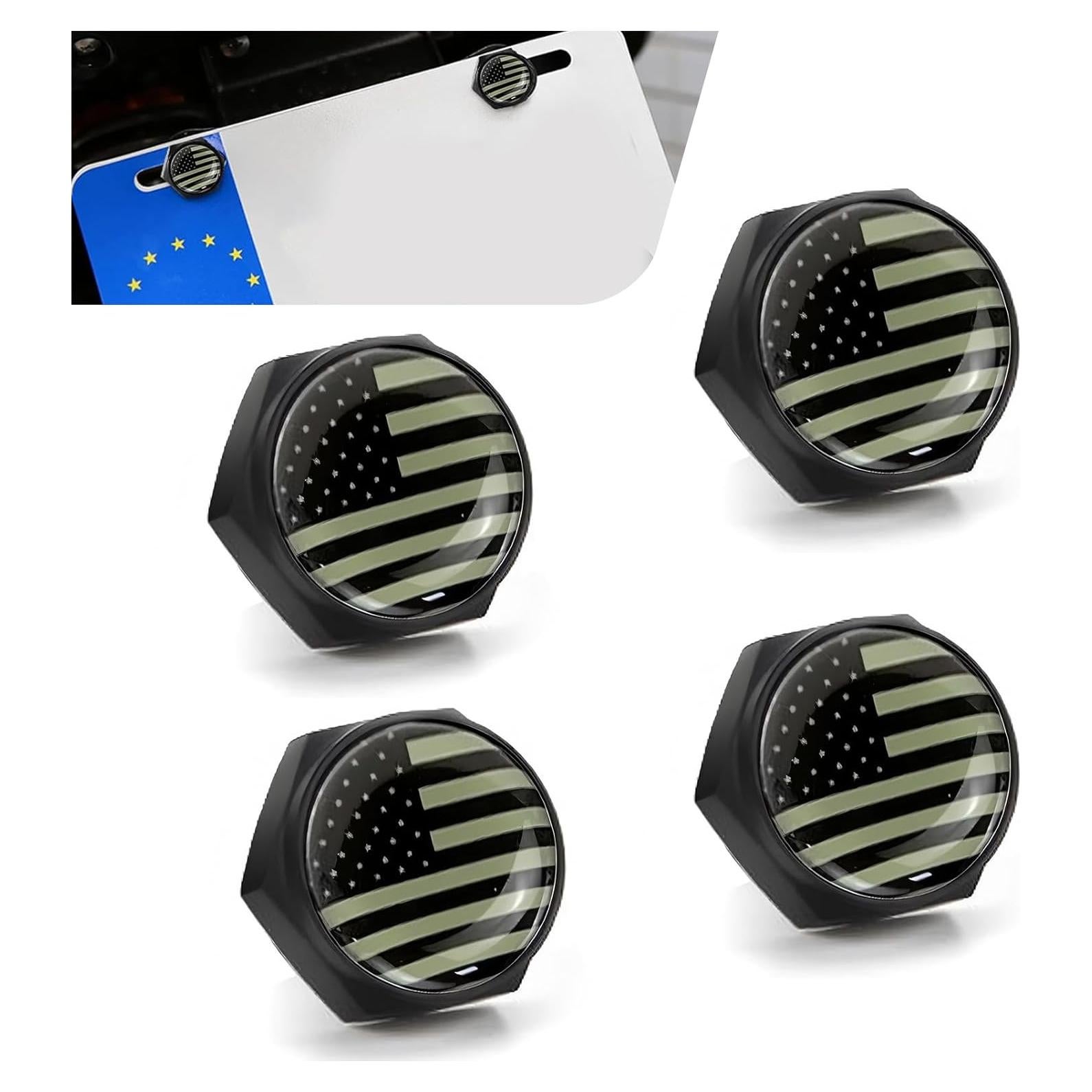 Kit 4 Tornillos Antirrobo para Placas de Matrícula Zeathery