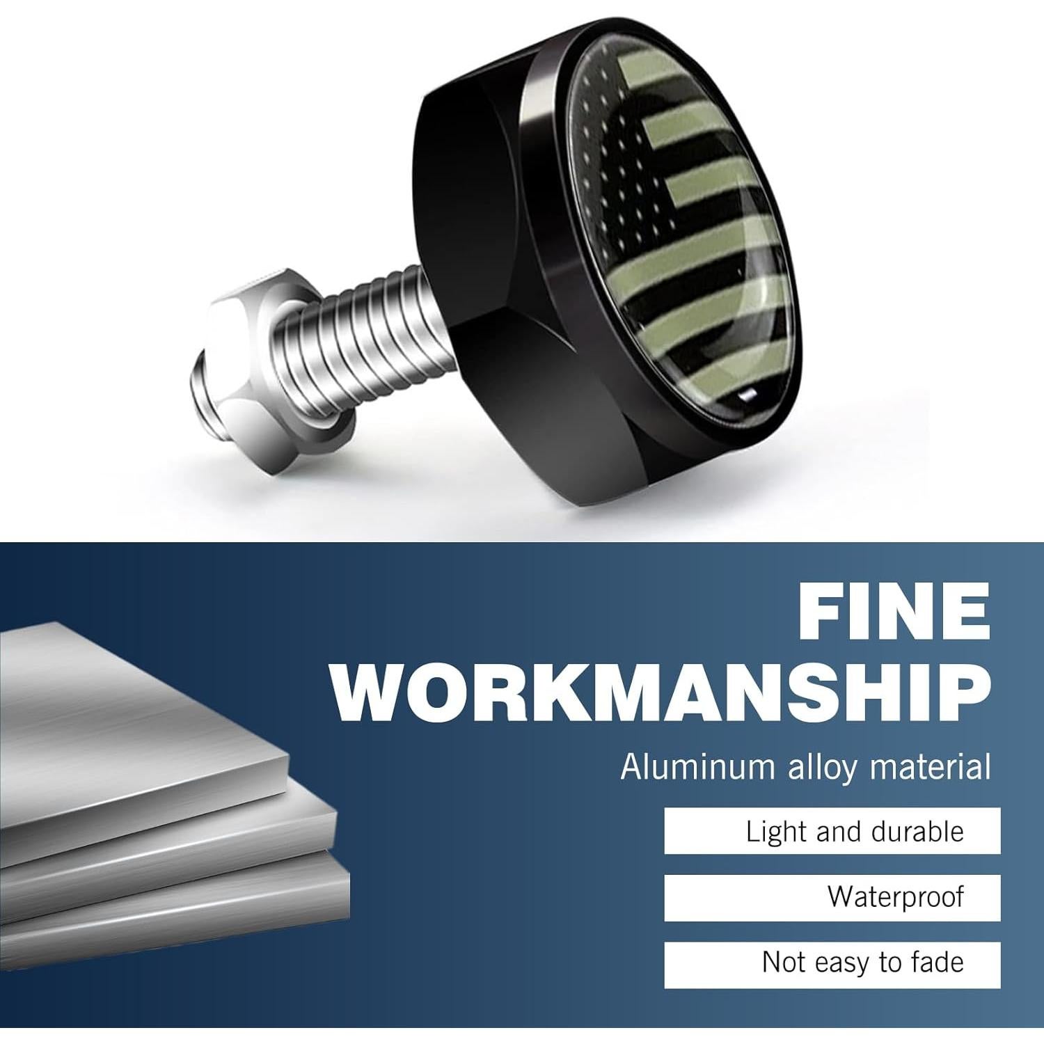 Kit 4 Tornillos Antirrobo para Placas de Matrícula Zeathery