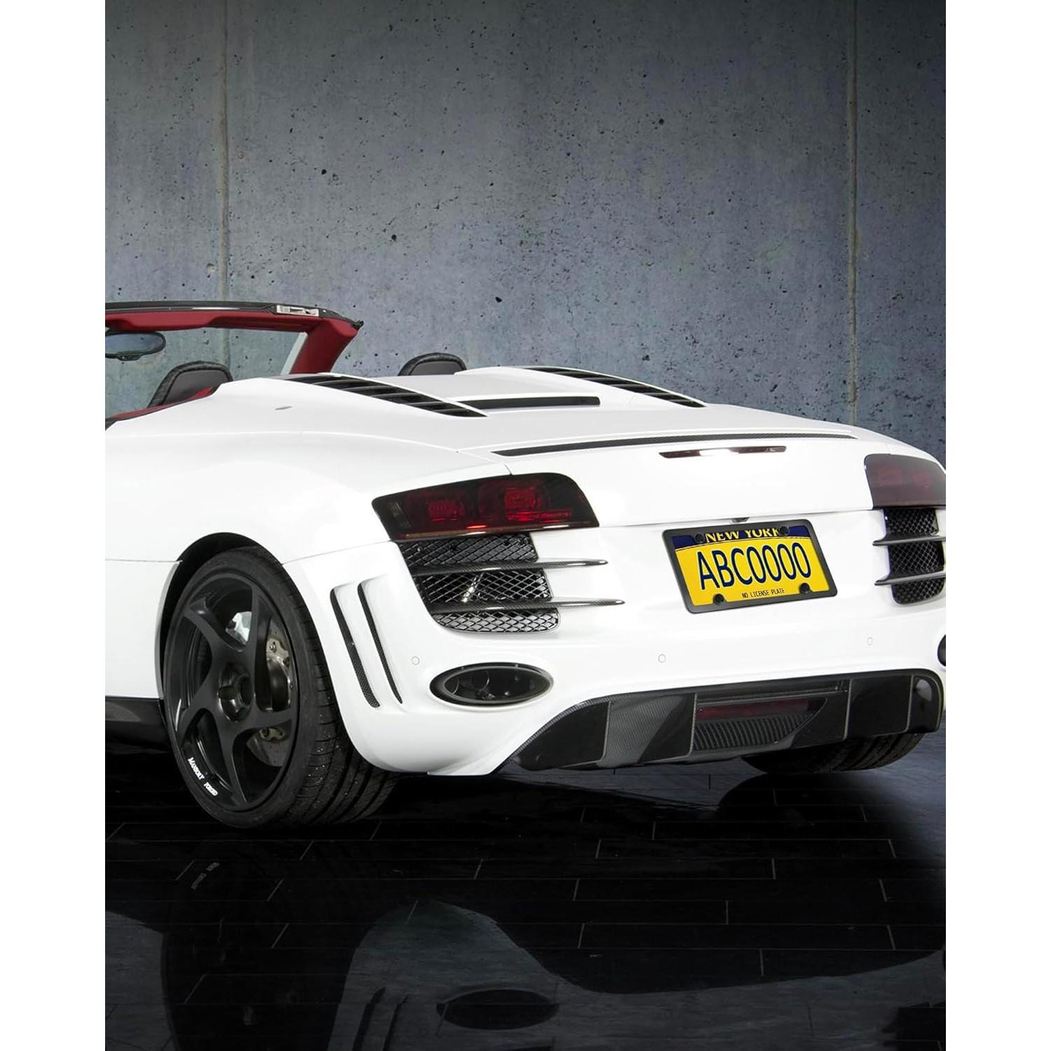 Tornillos de Placa de Licencia Negros ProudUp M6x16mm Acero Inoxidable