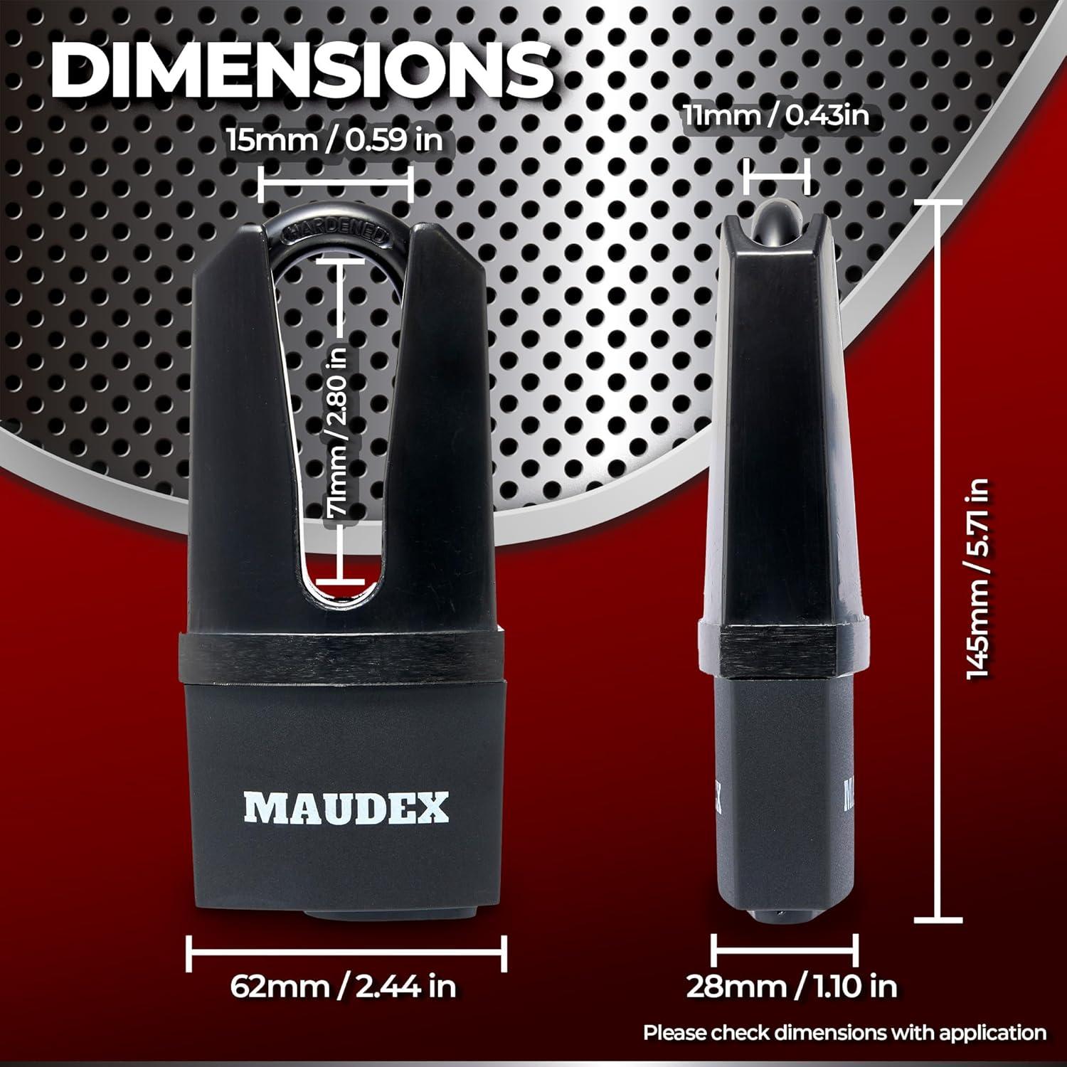 Candado de Alta Seguridad Maudex MDL60 - 60mm - 10 Llaves