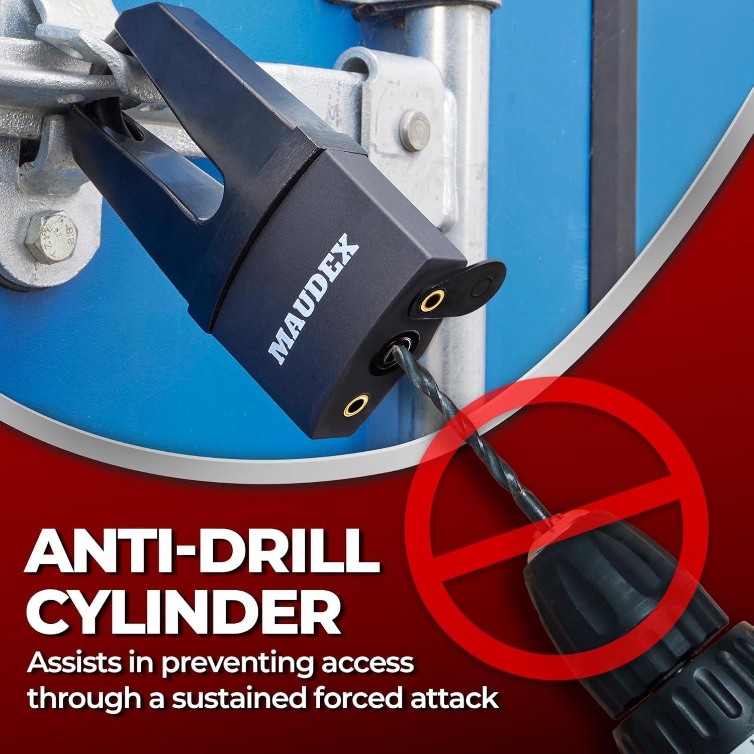 Candado de Alta Seguridad Maudex MDL60 - 60mm - 10 Llaves