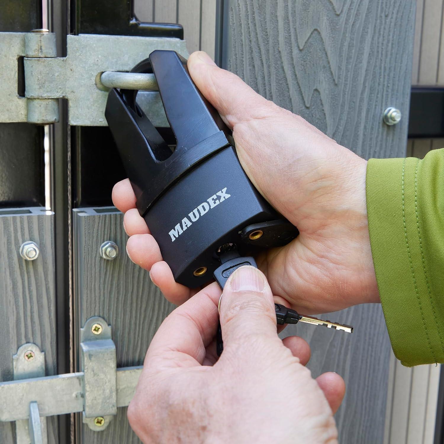 Candado de Alta Seguridad Maudex MDL60 - 60mm - 10 Llaves