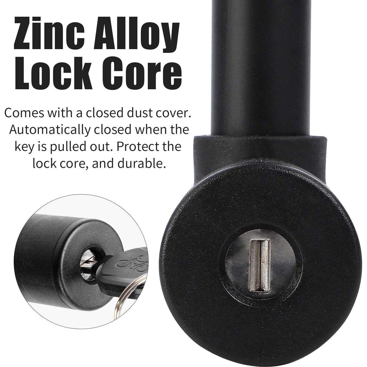 Candado U West Biking Negro 14mm Alta Seguridad Impermeable