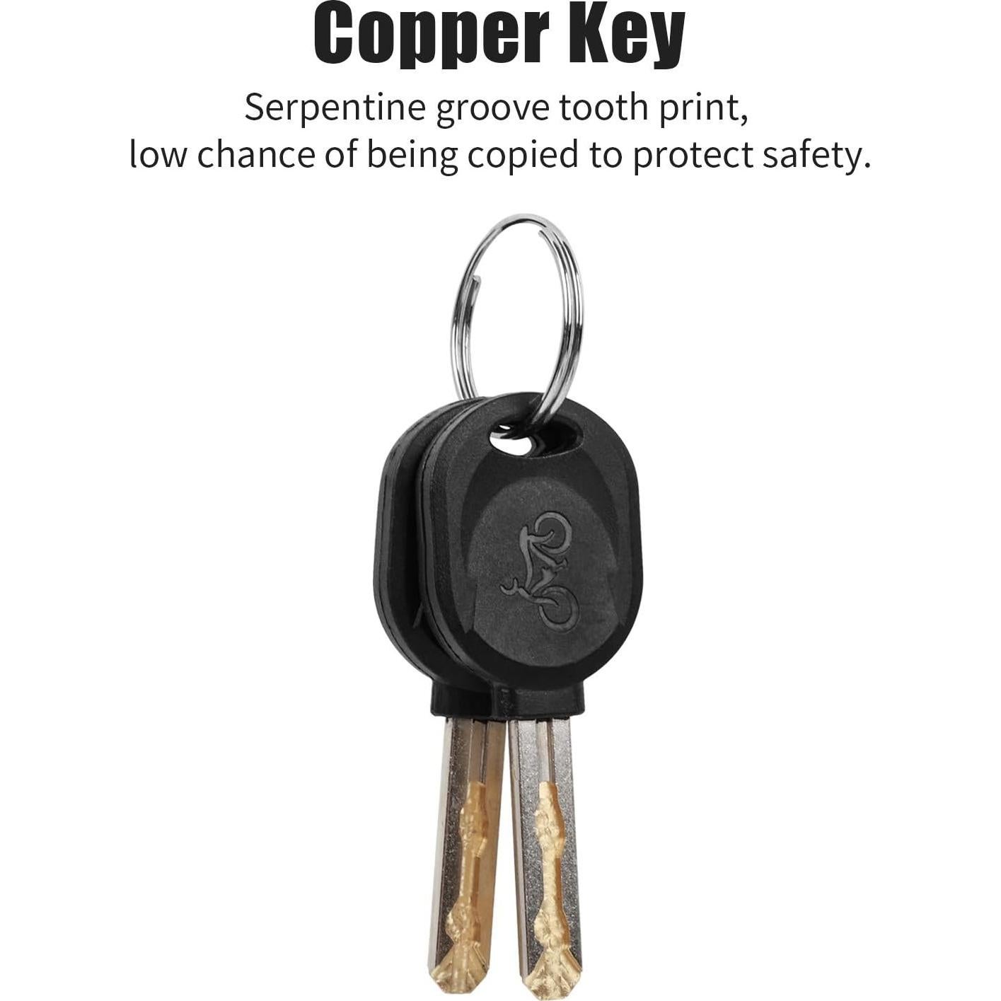 Candado U West Biking Negro 14mm Alta Seguridad Impermeable