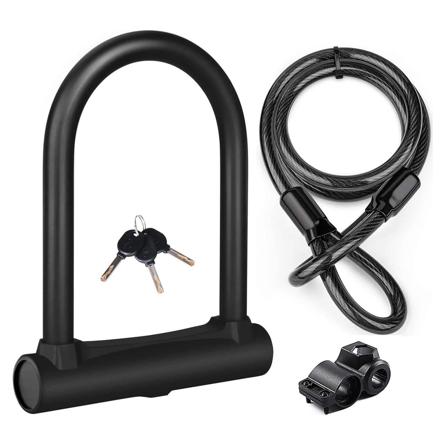 Candado U Grande Keabys 16mm para Bicicleta y Motocicleta