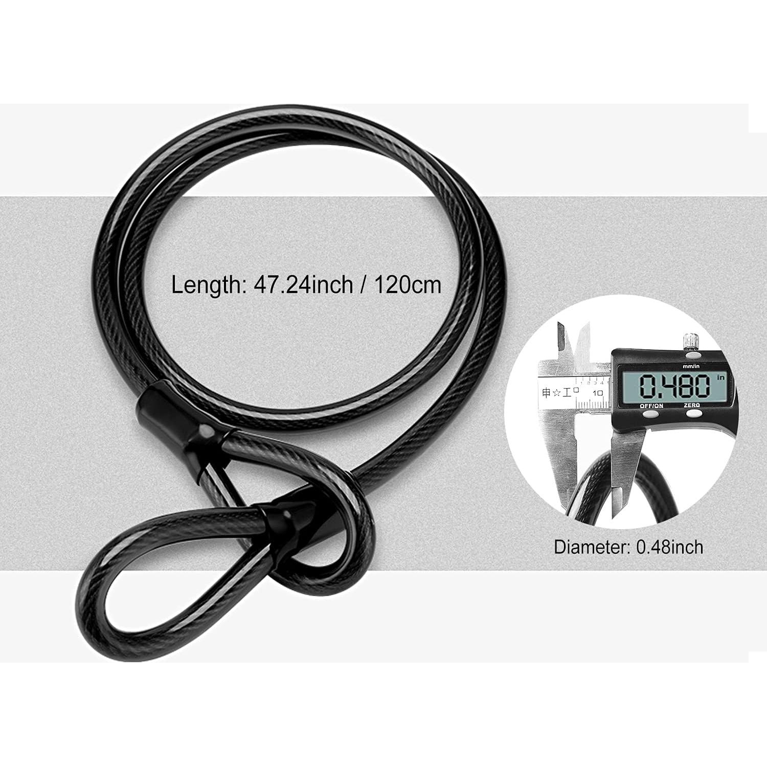 Candado U Grande Keabys 16mm para Bicicleta y Motocicleta