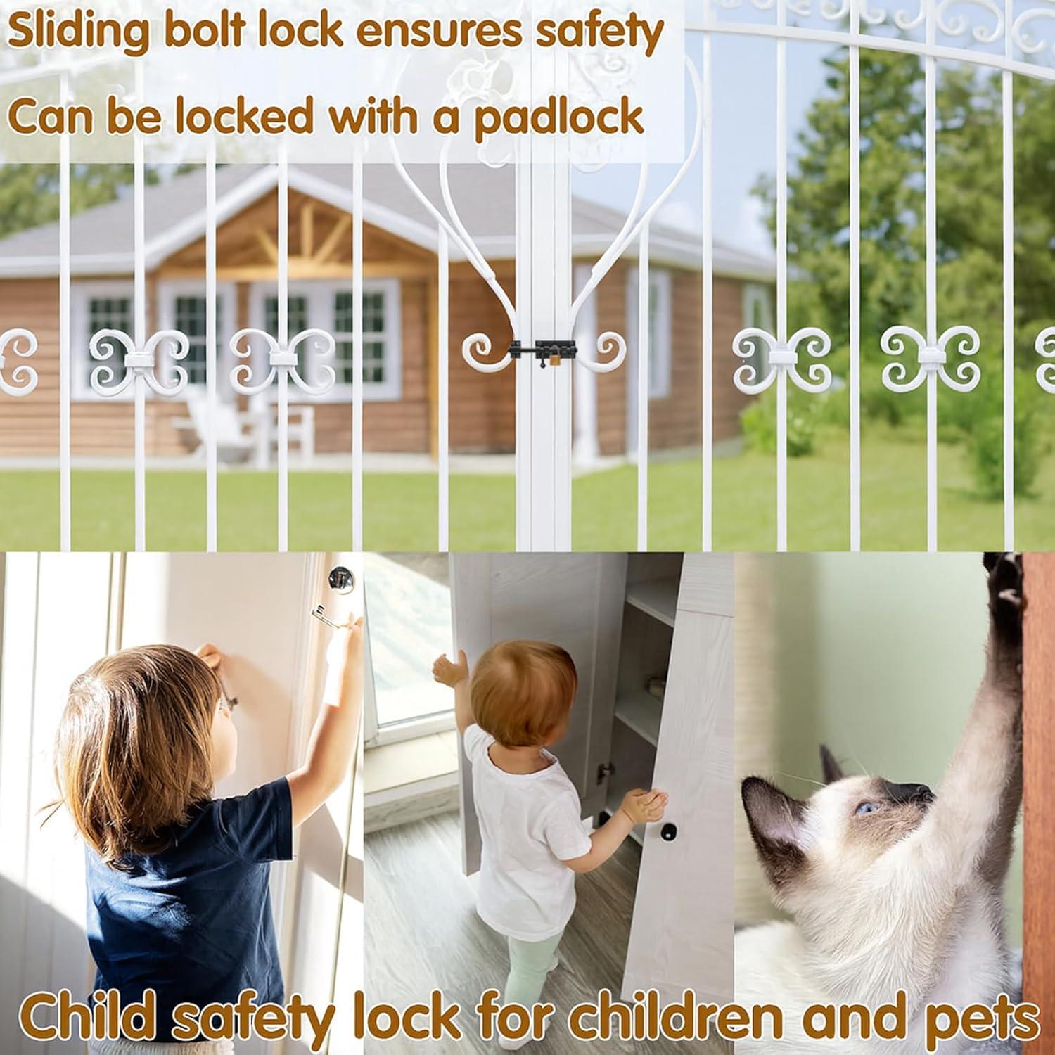 Paquete de 3 Pestillos Deslizantes SHANDERBAR 16 cm Acero Inoxidable