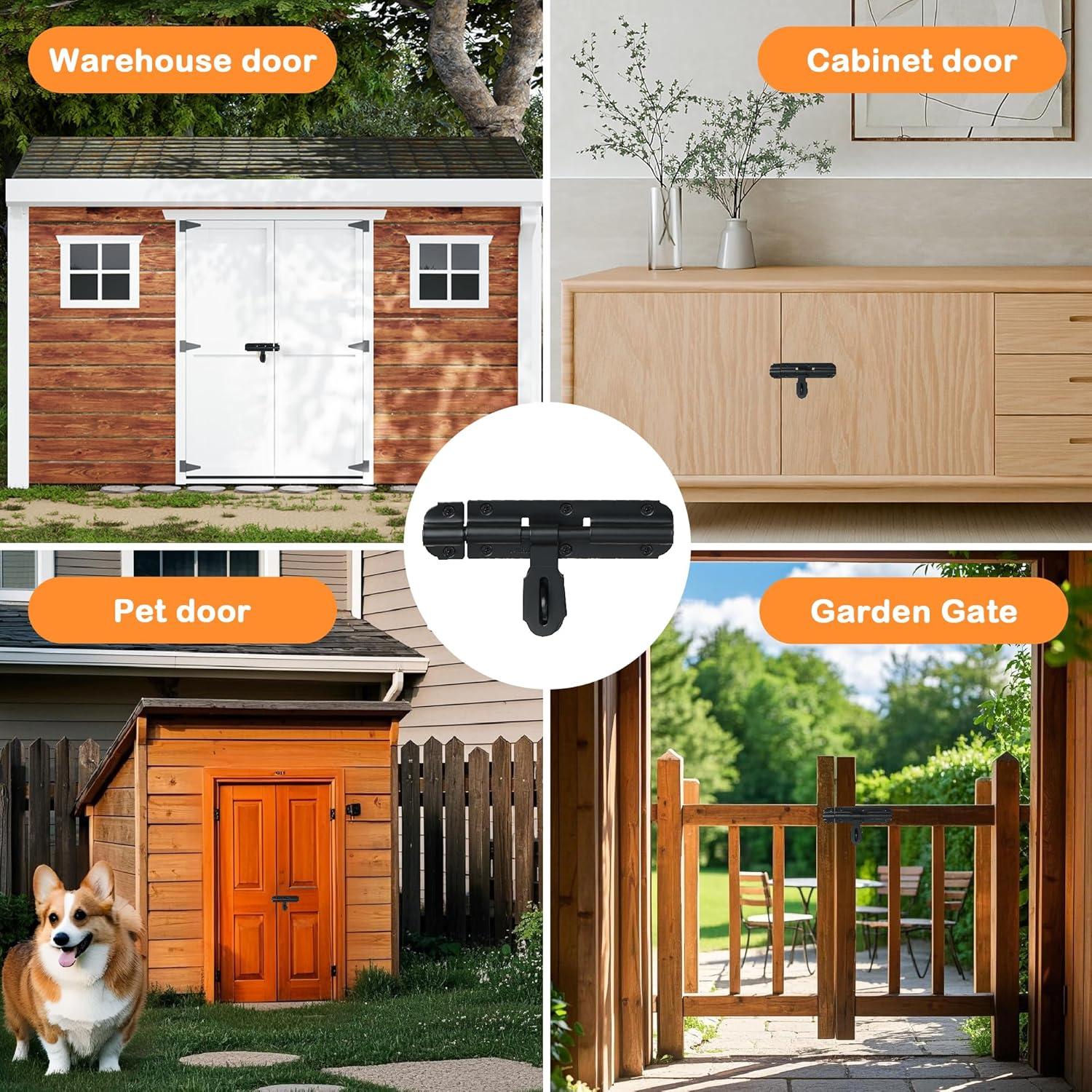 Pestillo de Puerta Alise MCX1000B-6C Acero Inoxidable 15.24 cm