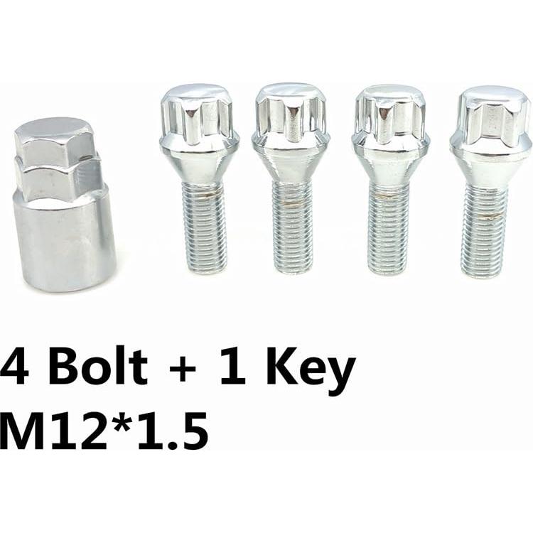 Tornillos de Rueda Antirrobo M12x1.5 USZHANGXIANG para BMW