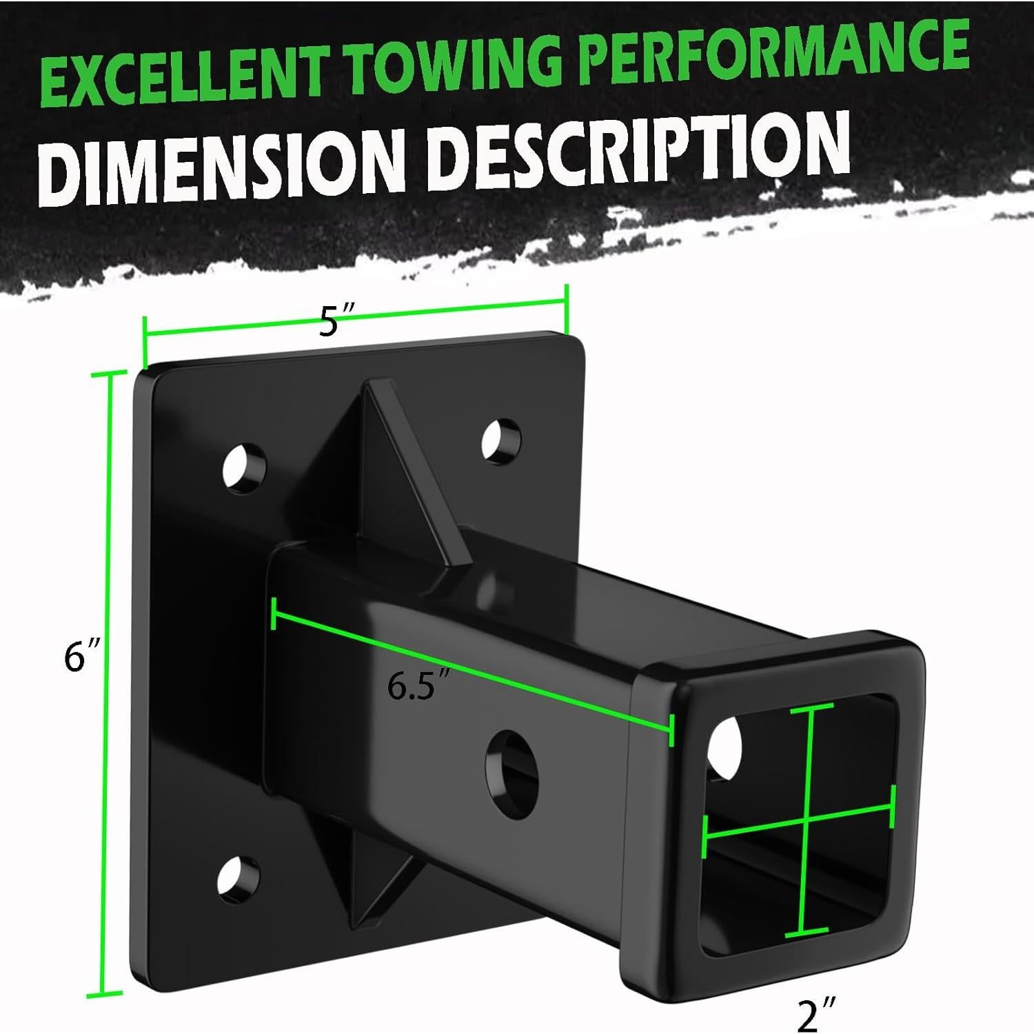 Enganche receptor atornillado OGYE 15000 lbs con bloqueo antirrobo