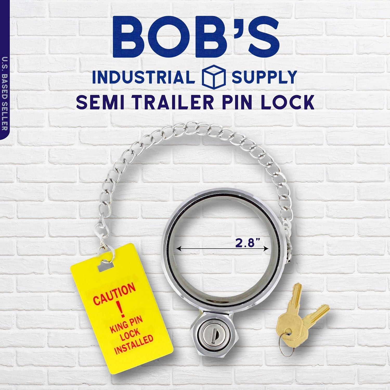 Cerradura de Pasador Antirrobo BISupply para Enganche 5ta Rueda