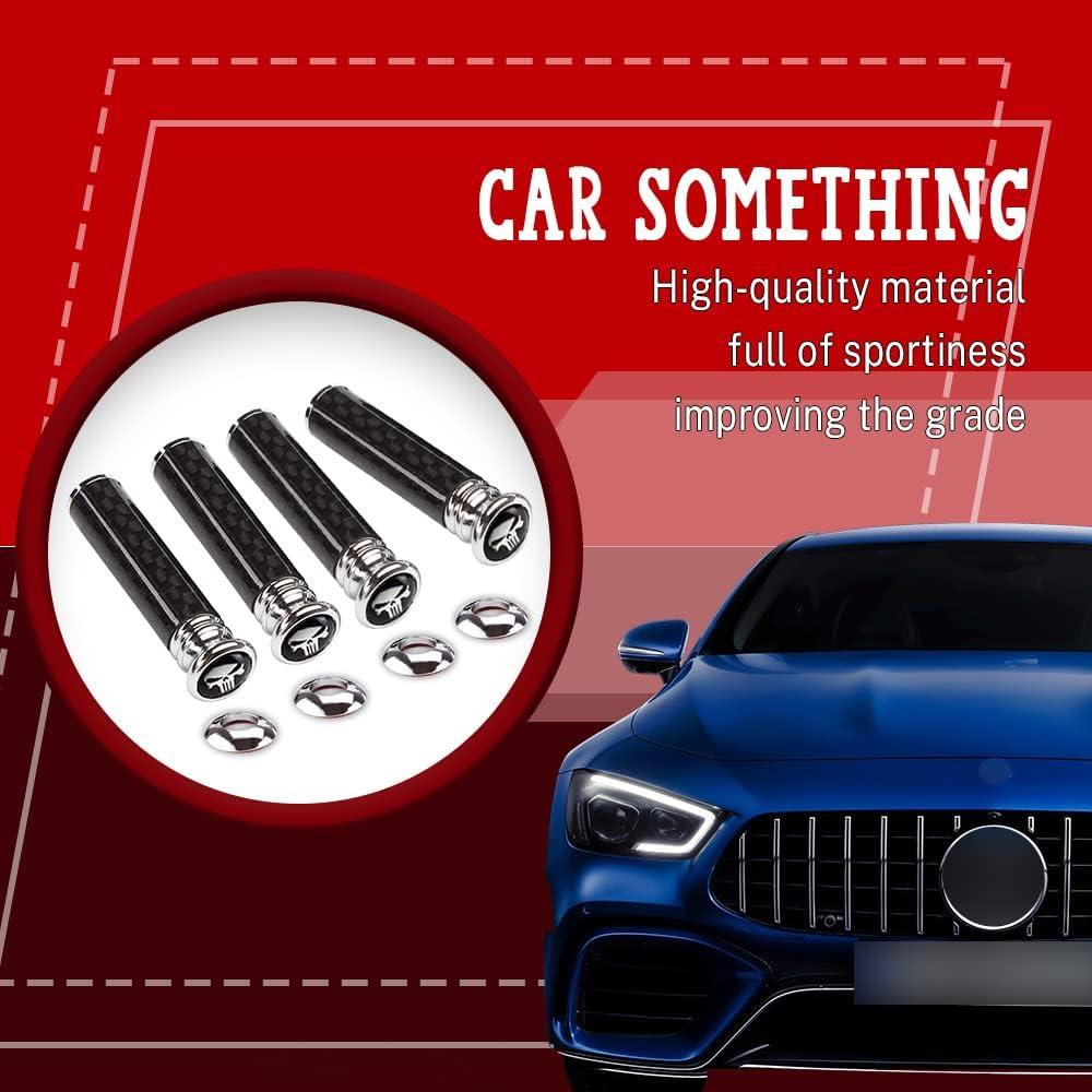 Juego de 4 Perillas de Cerradura de Puerta HAOBO Fibra de Carbono