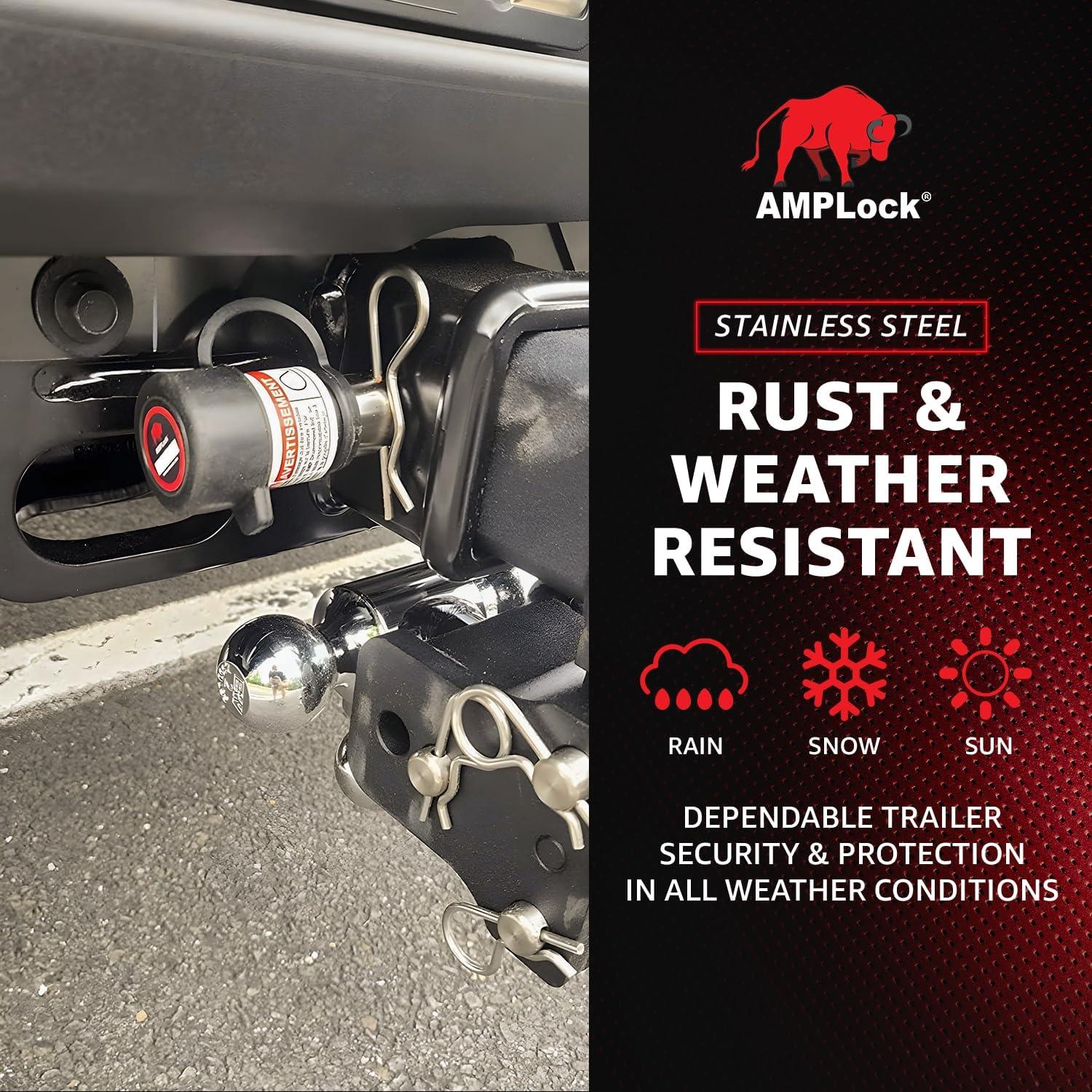 Pasador de Bloqueo de Remolque AMPLock HLP58318 - Antirrobo