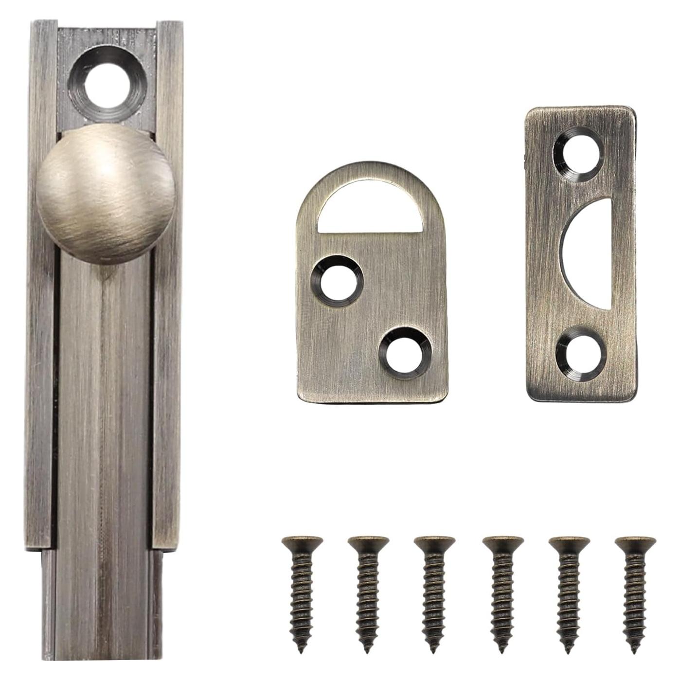 Cerrojo Deslizante de Latón Sólido 51mm Bronce Antiguo Adyoney