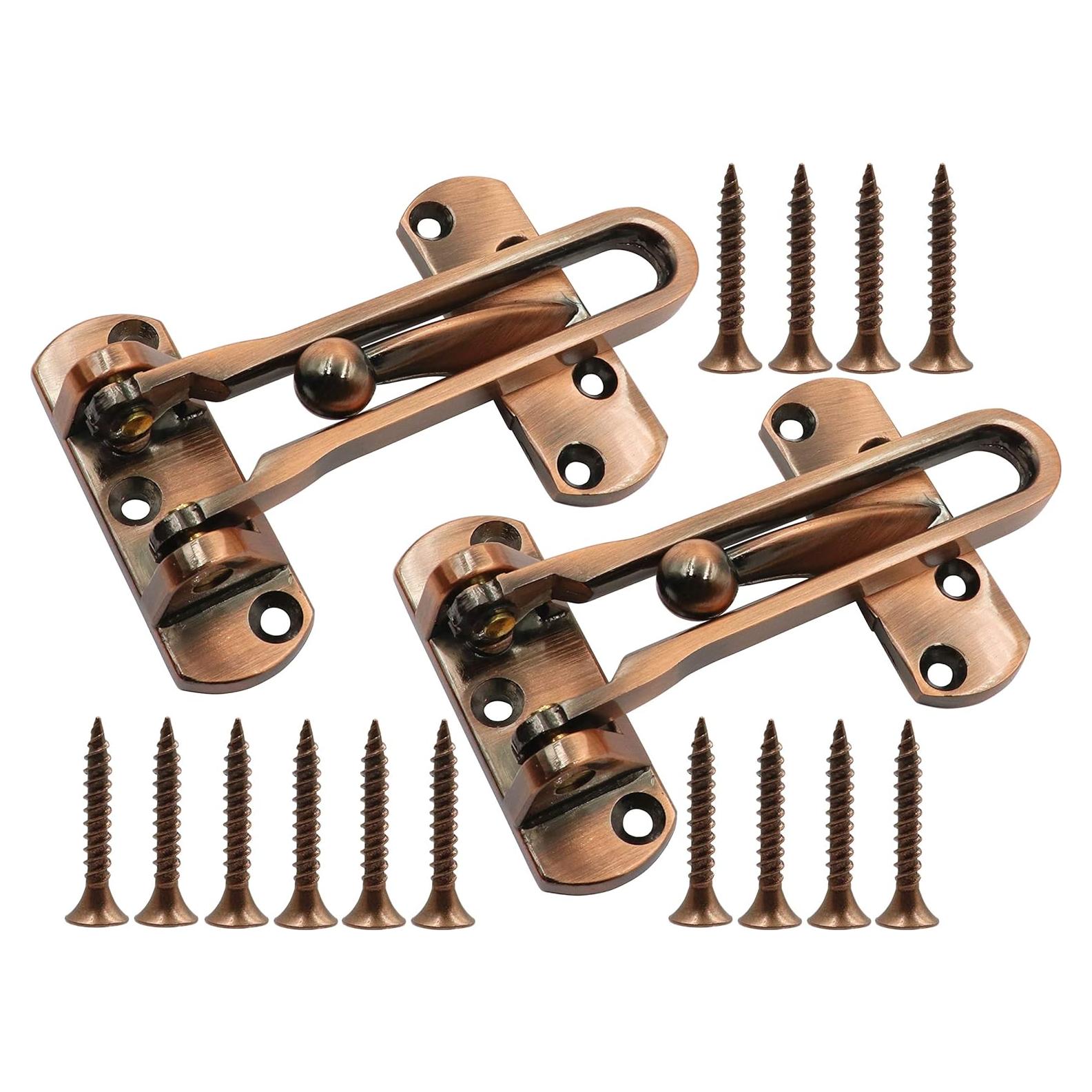 Cerradura de Puerta LBY 2-Pack Alta Resistencia Bronce Rojo