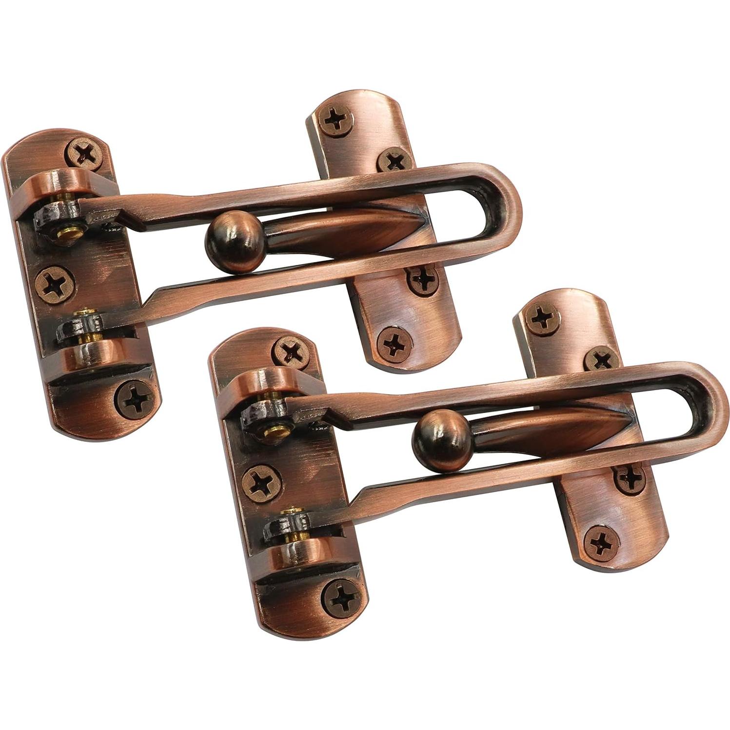 Cerradura de Puerta LBY 2-Pack Alta Resistencia Bronce Rojo