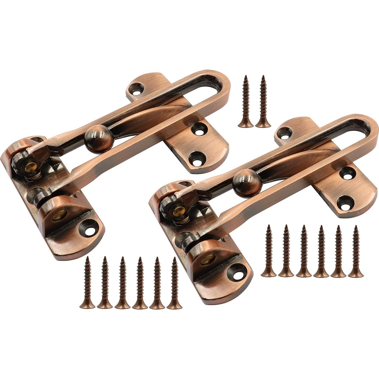 Cerradura de Puerta LBY 2-Pack Alta Resistencia Bronce Rojo