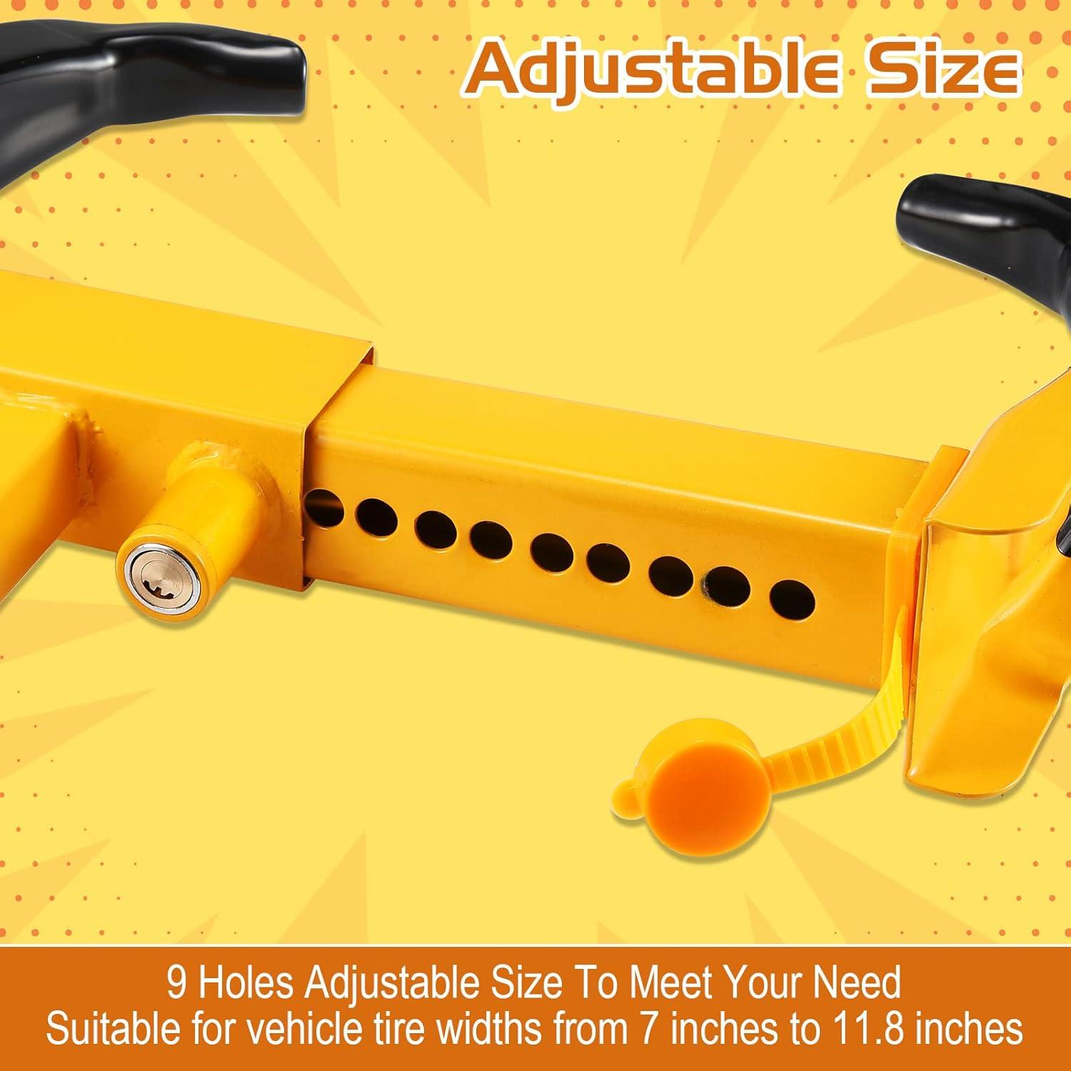 Cerradura de Pinza de Rueda Antirrobo Riakrum - 2 Piezas