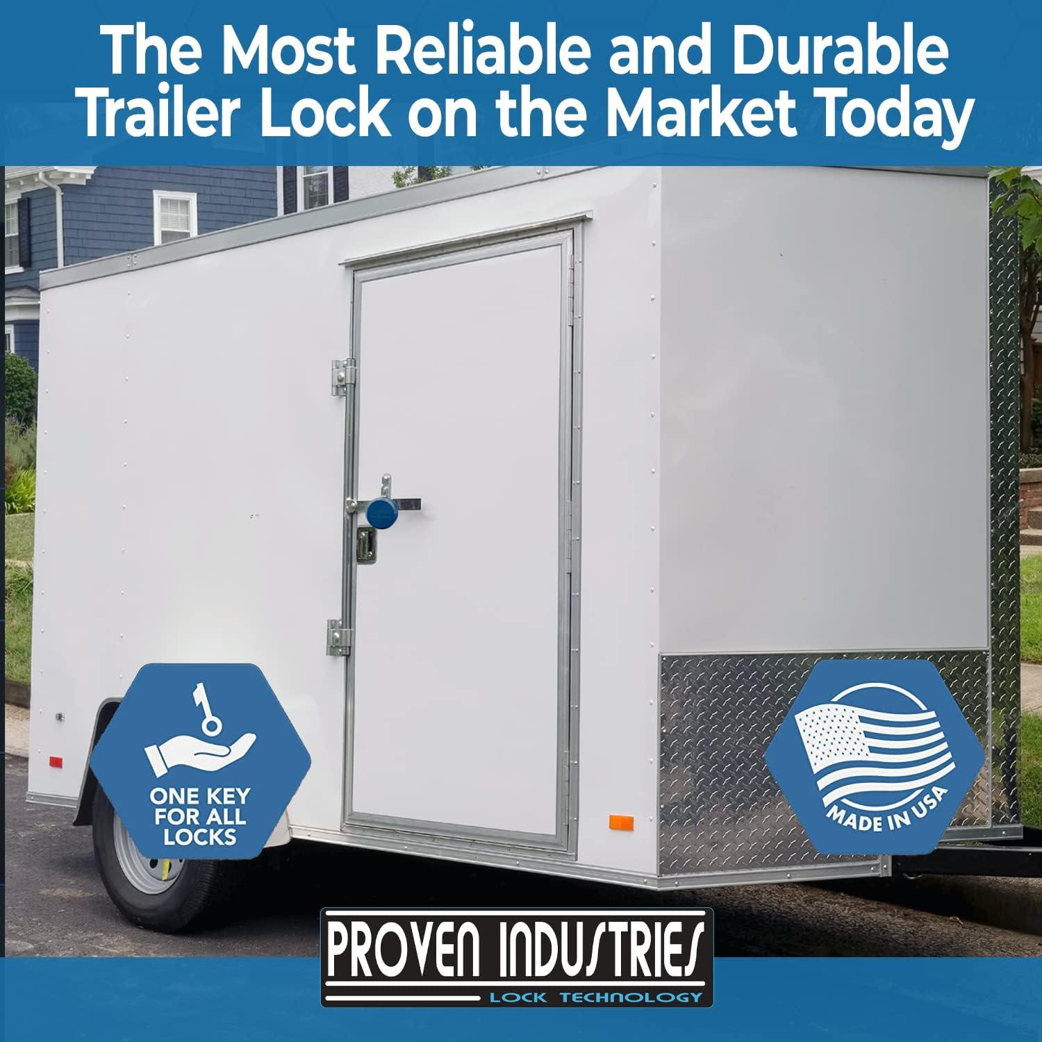 Cerraduras Puck-Lock Proven 400XL Paquete de 2 - Negro