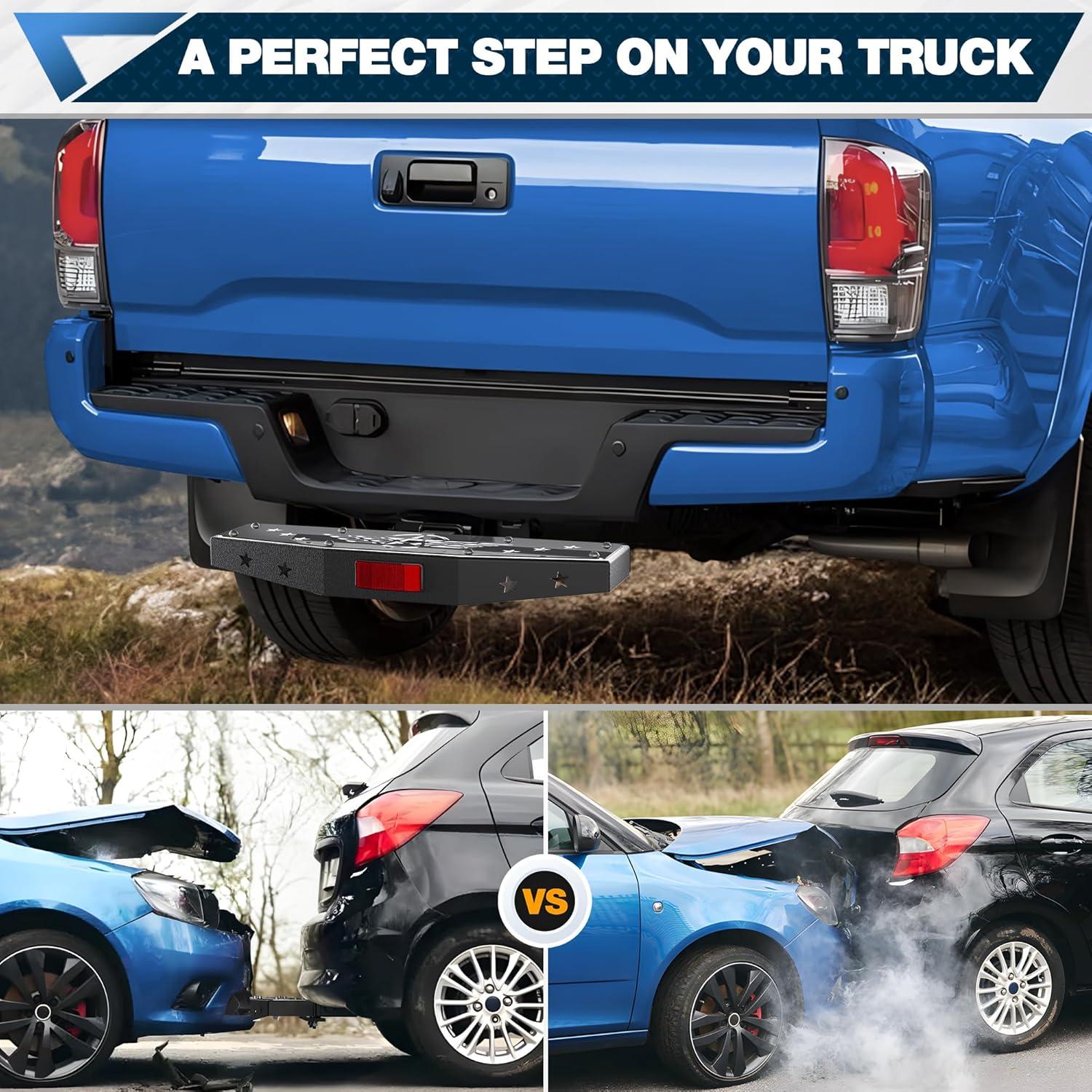 Escalón de Enganche POFENZE 2" Antirrobo Acero Inoxidable