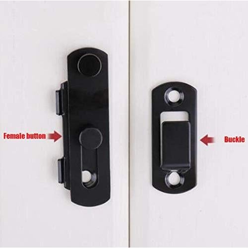 Cerraduras de Puerta de Acero Inoxidable KAFENDA - 2 Piezas