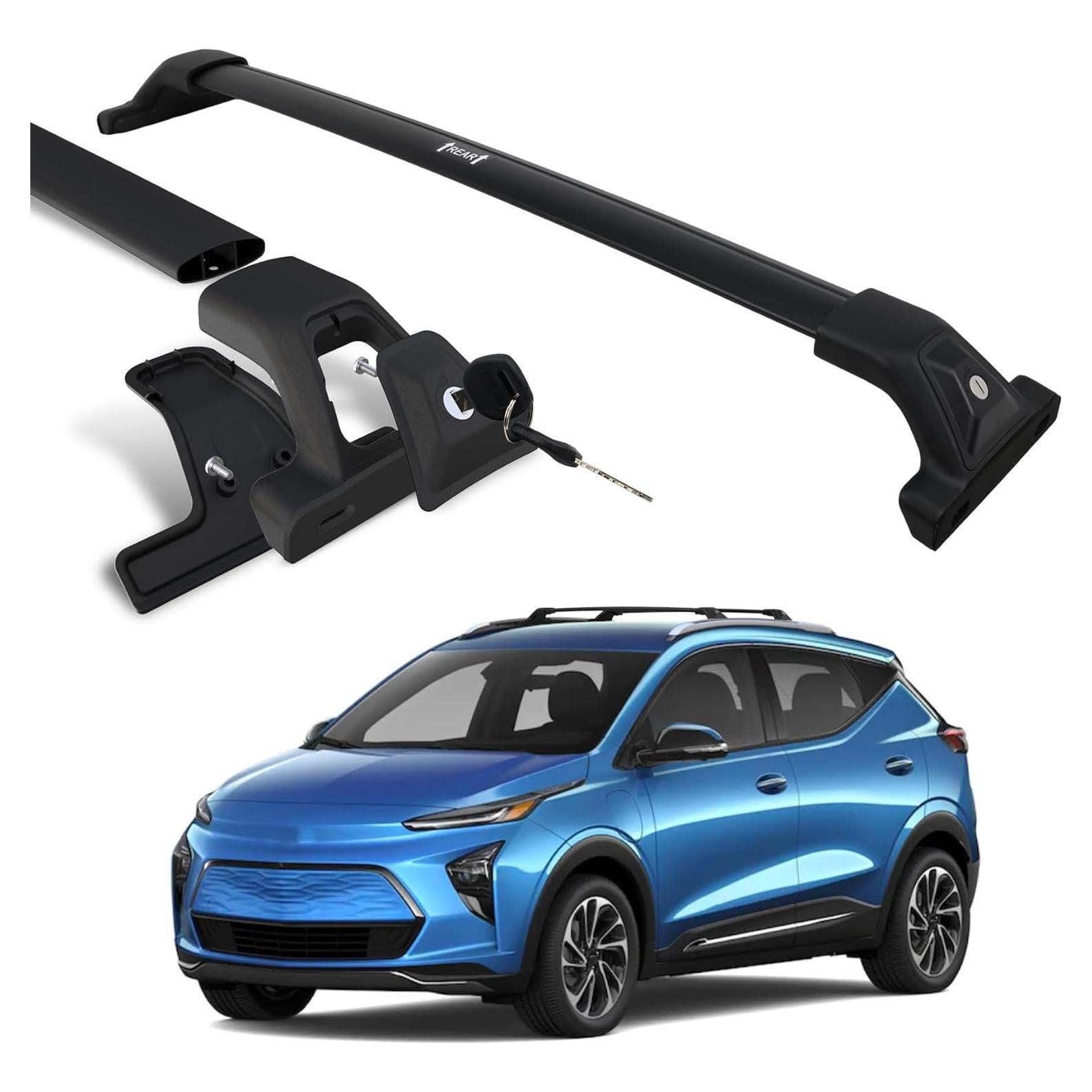 Barras de Techo SNIXWOO para Chevy Bolt EUV 2022-2024 120 kg