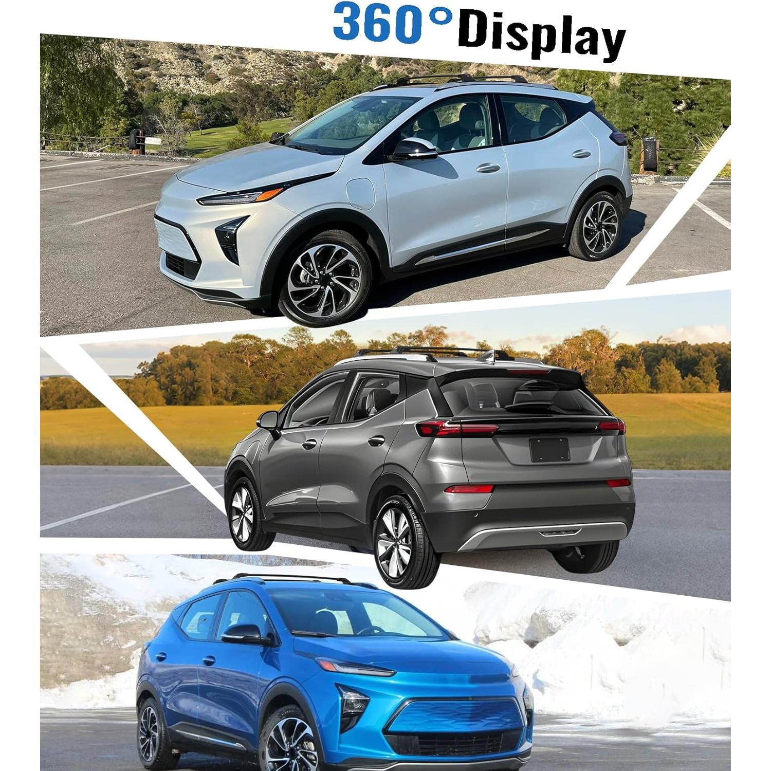 Barras de Techo SNIXWOO para Chevy Bolt EUV 2022-2024 120 kg